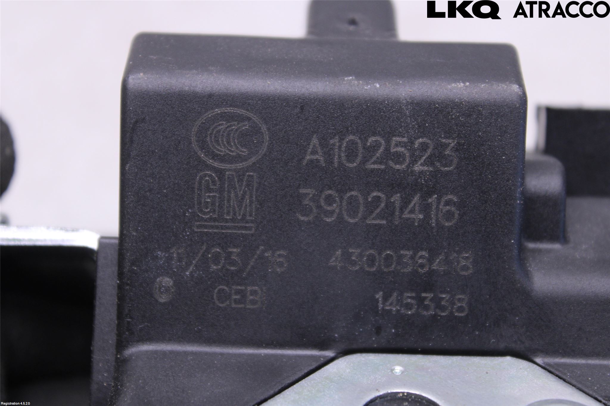Opel ASTRA K 16-22 Bakluke-Lokk Låsekasse