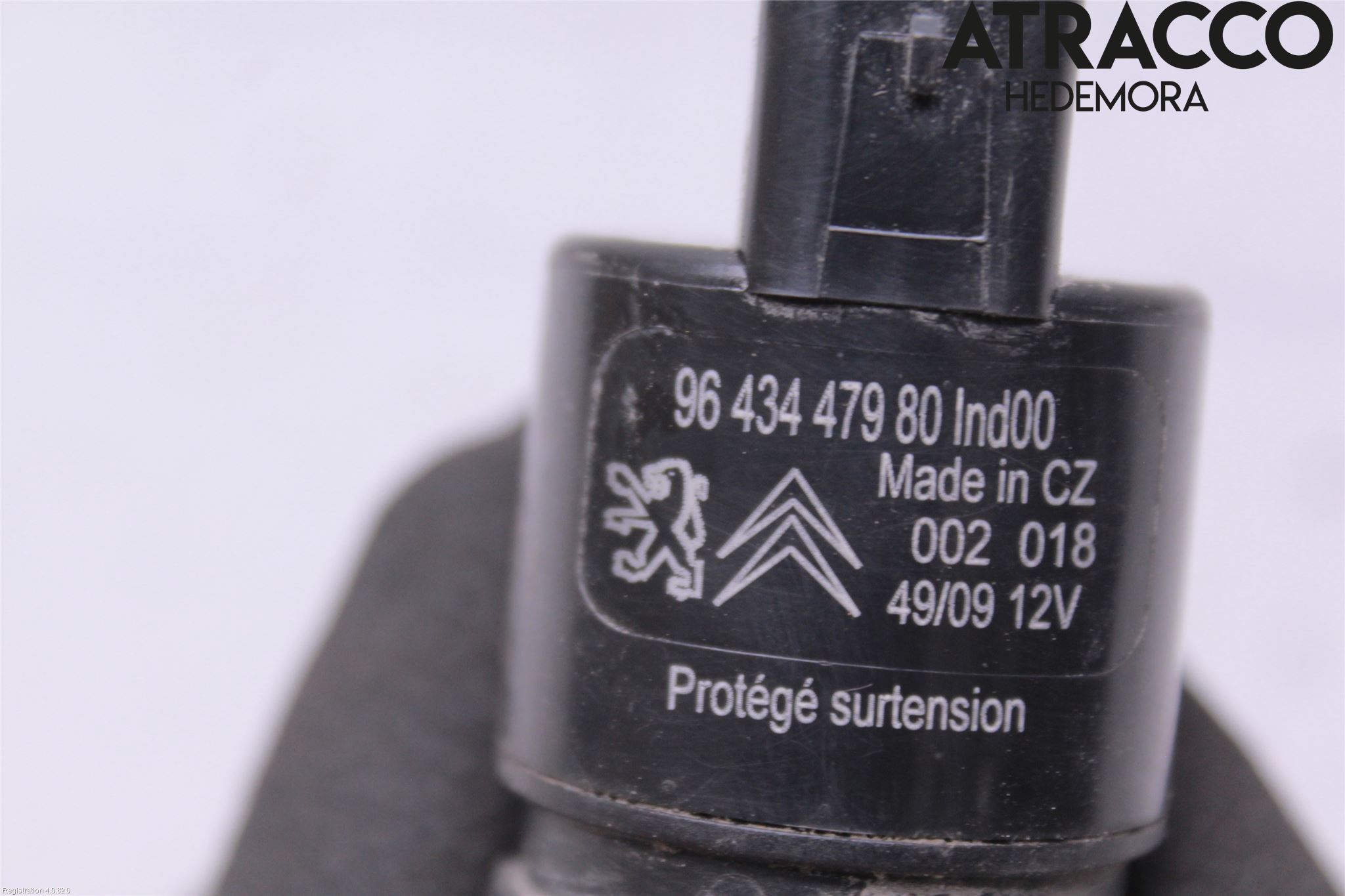 Peugeot 3008 09-16 Spylerpumpe Frontrute