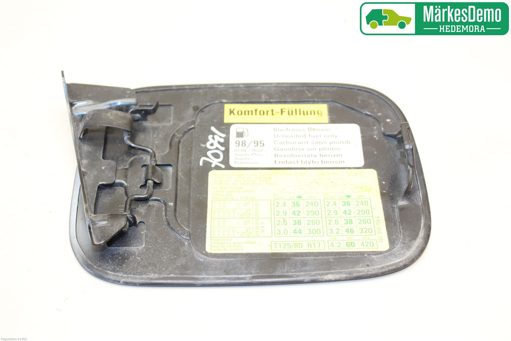 Audi A6/S6     97-05 Drivstoff Tankluke
