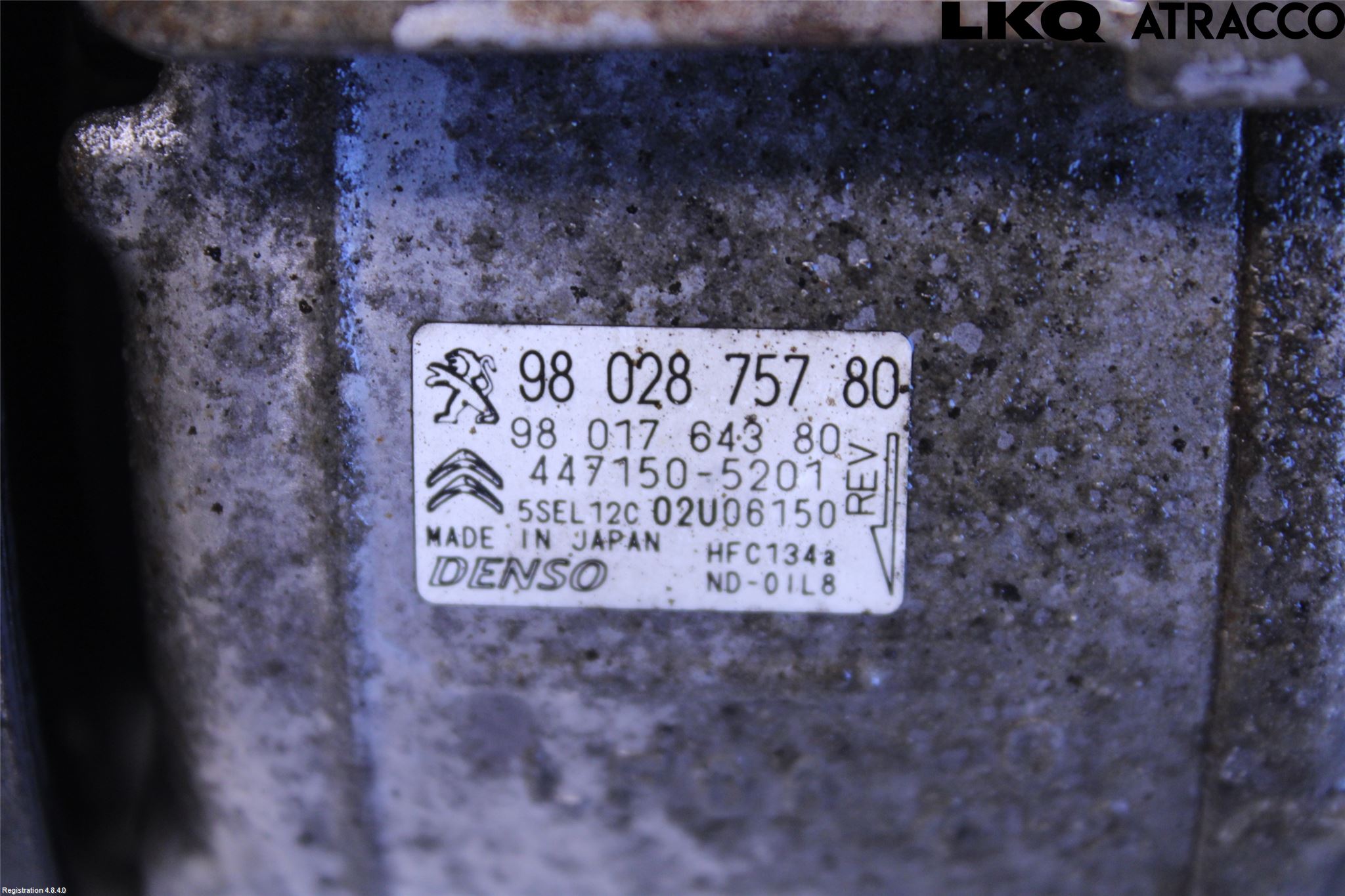 Citroen BERLINGO 08-18 Varme Ac Kompressor