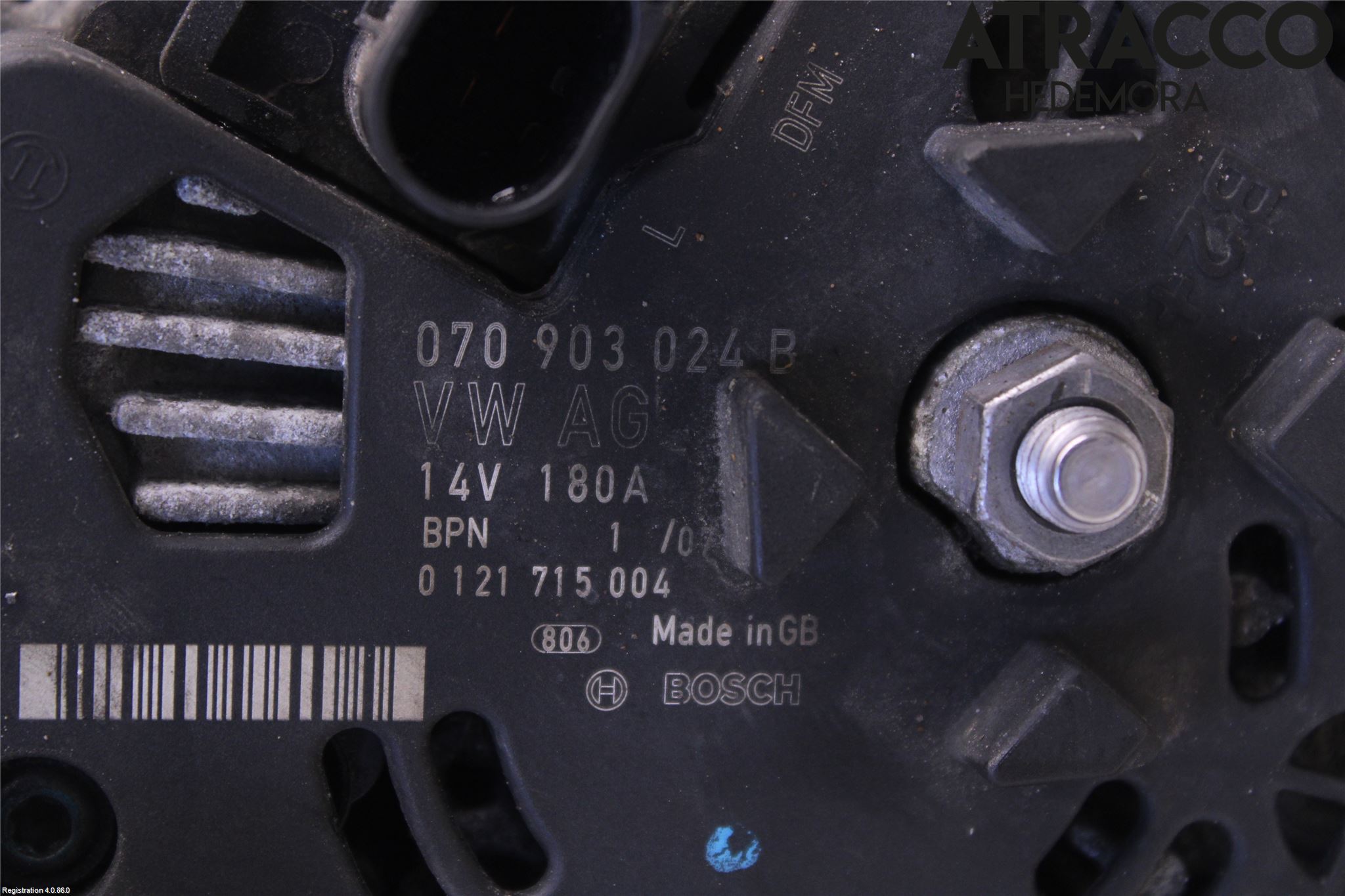 Volkswagen VW TRANSP/CARAVELLE (T5) 04-15 Dynamo