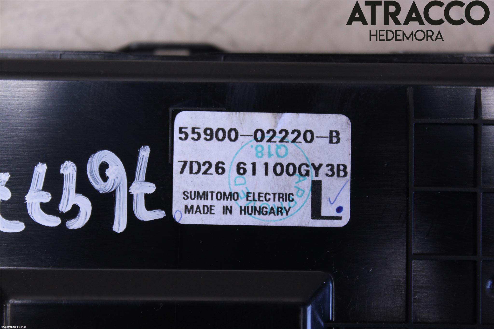 Toyota AURIS 07-09 Varme Ac Betjening-Display