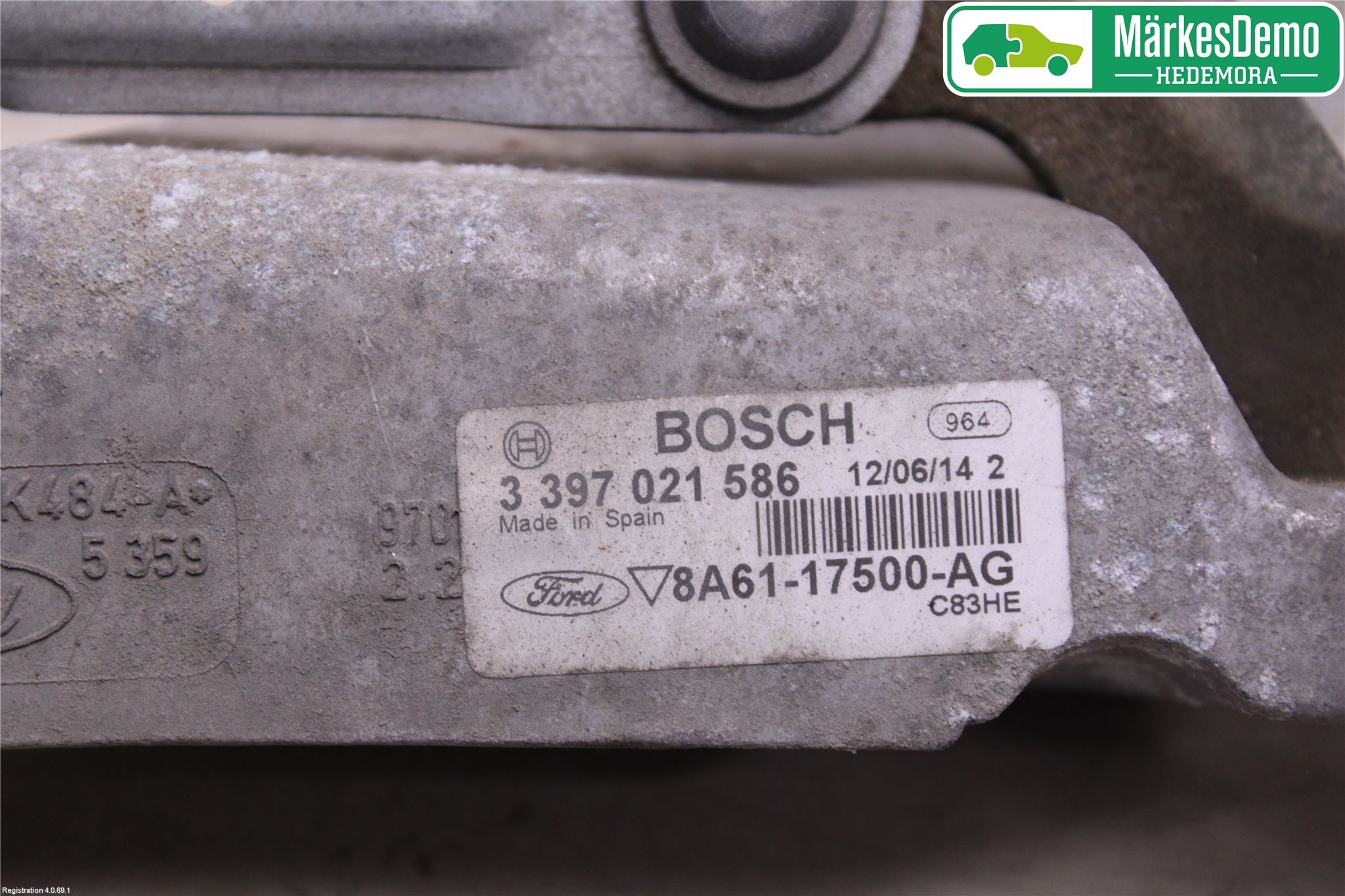 Ford FIESTA 13-17 Viskeroverføring Frontrute