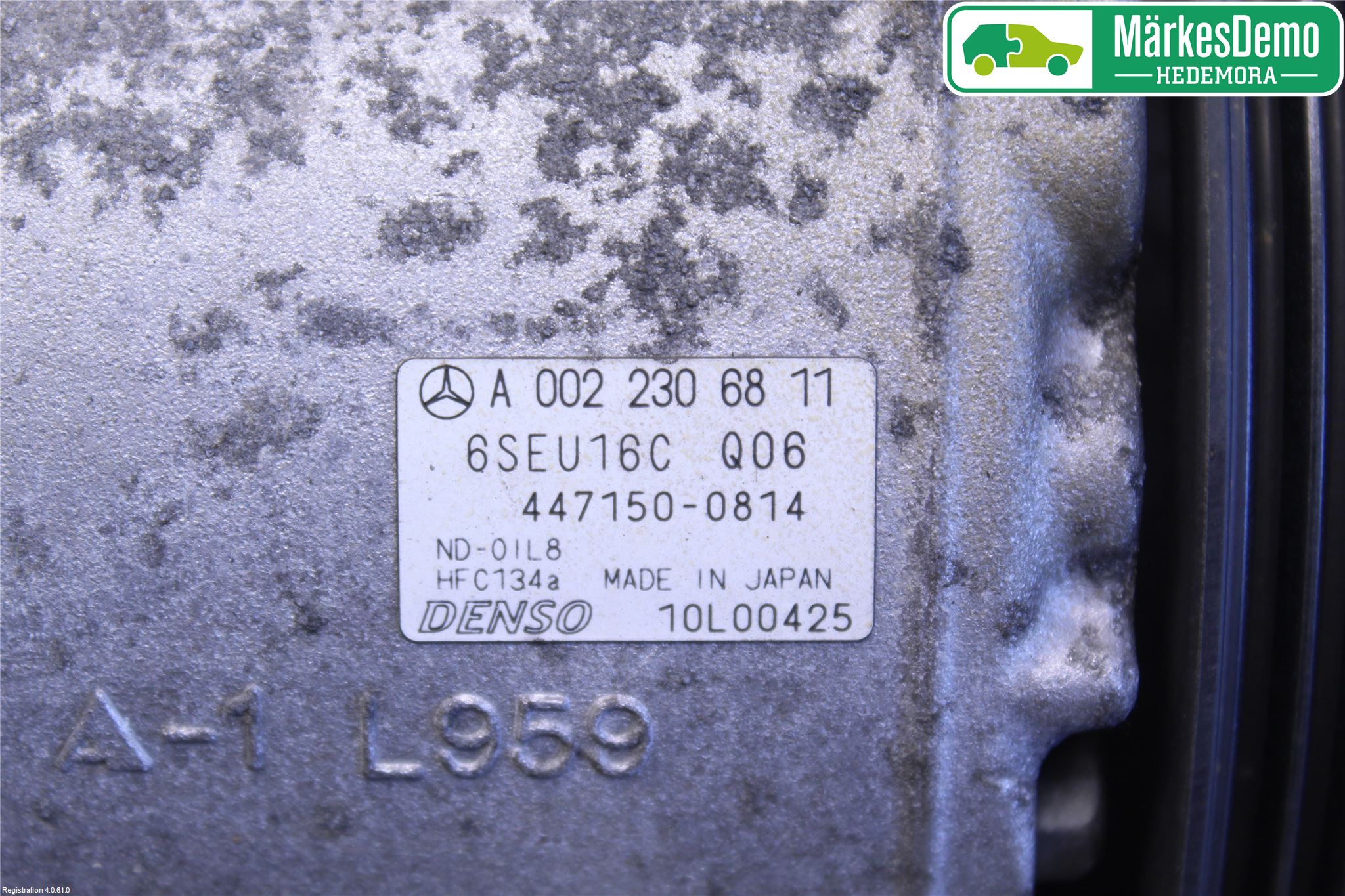 Mercedes-Benz MB A-KLASS (W169) 04-12 Varme Ac Kompressor