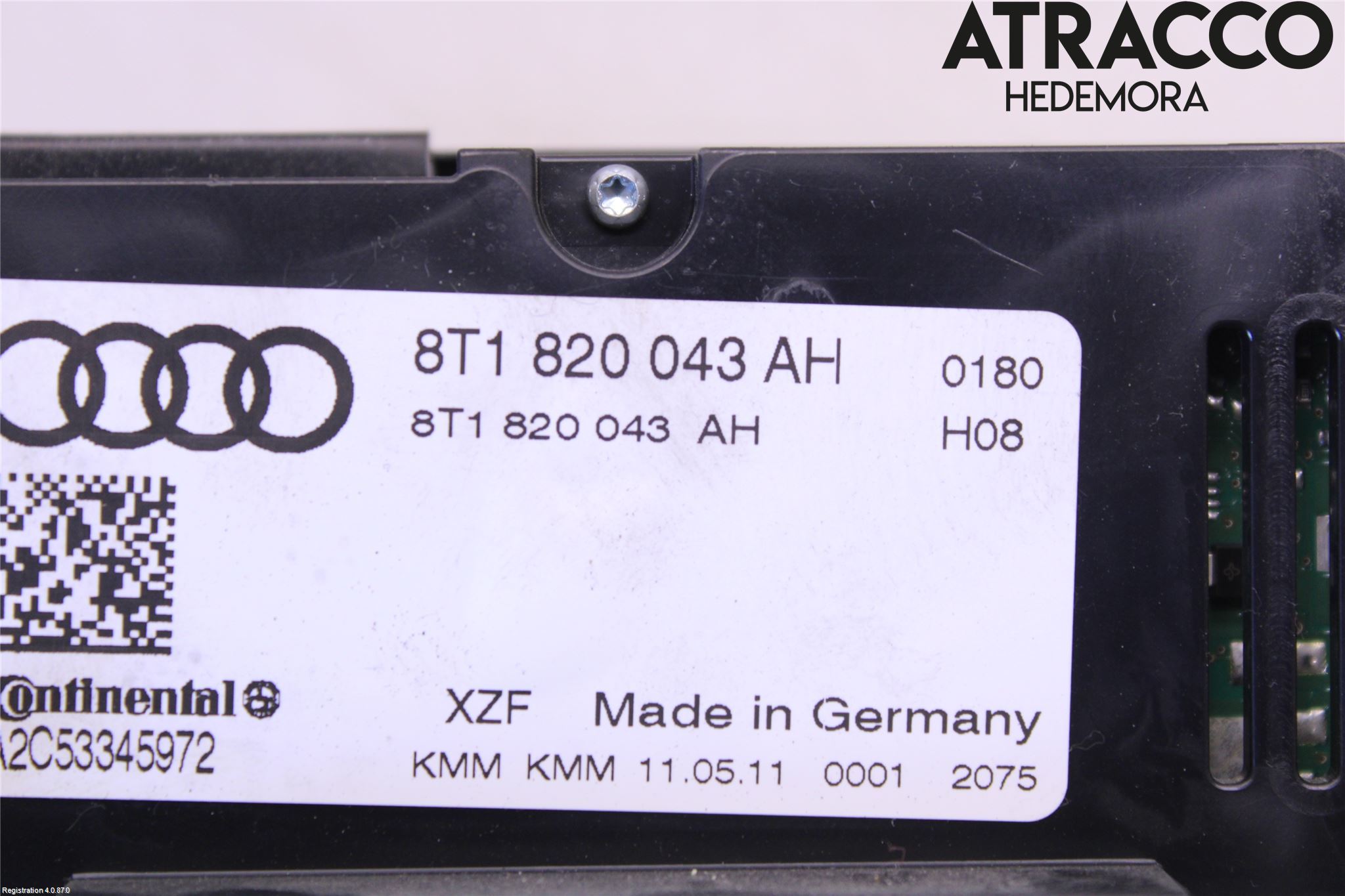 Audi A4/S4 08-11 Varme Ac Betjening-Display