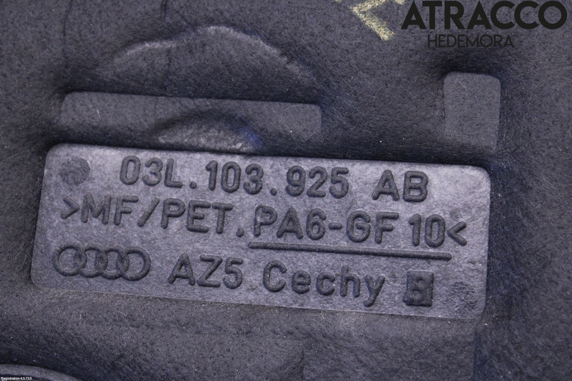 Audi A4/S4 08-11 Motor Deksel Over Motor