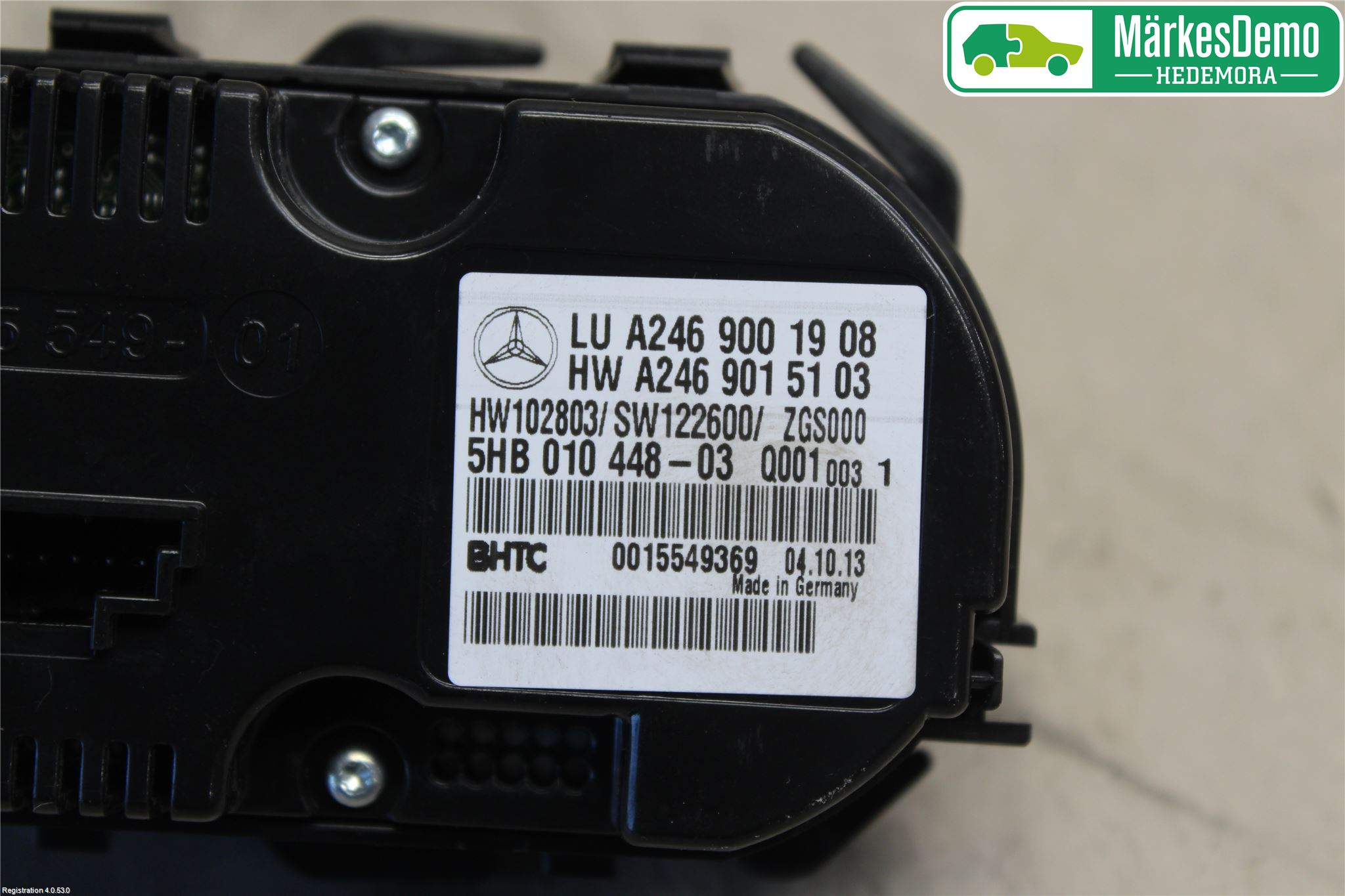 Mercedes-Benz MB A-KLASS (W176) 13-18 Varme Ac Betjening-Display