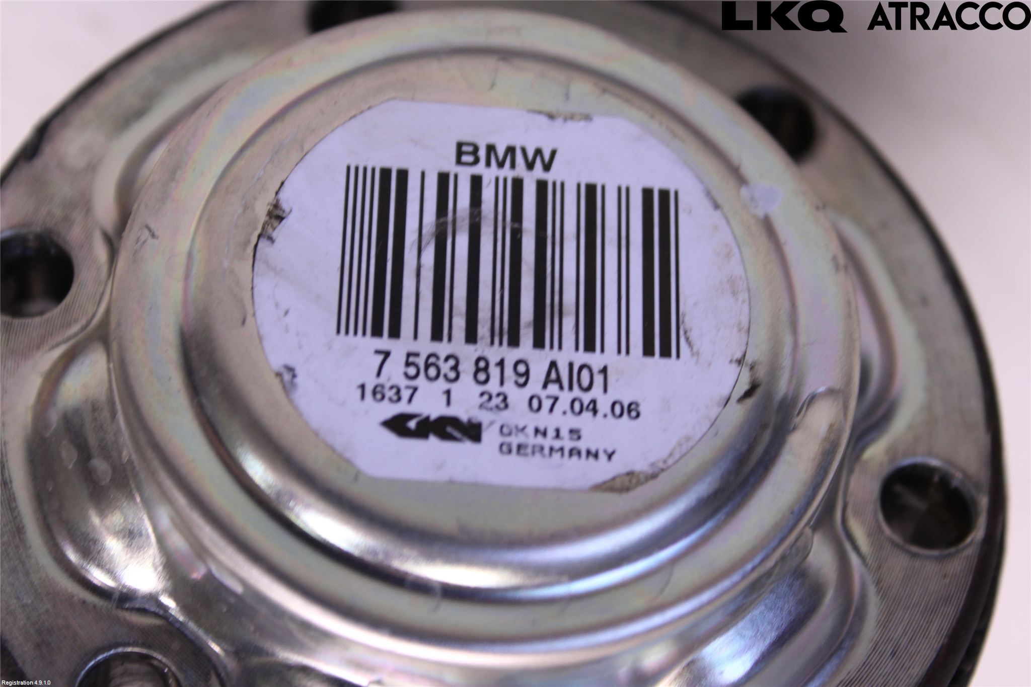 BMW Z4 E86/85Cou/CAB 02-08 Drivaksel Bak Kompl Venstre