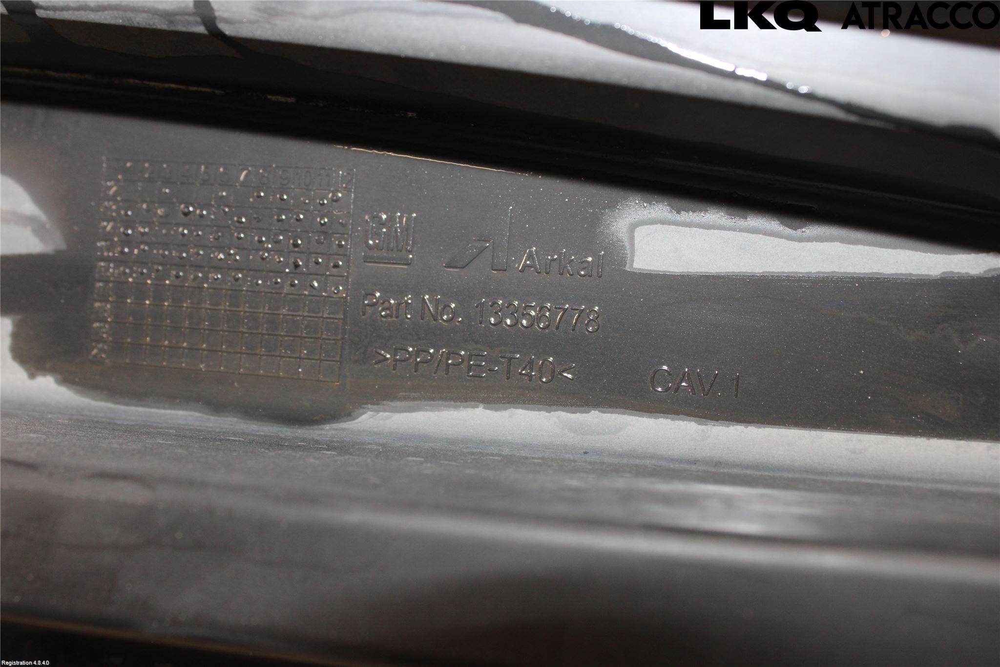 Opel ADAM 13-20 Visker Deksel-Grill-Under Frr