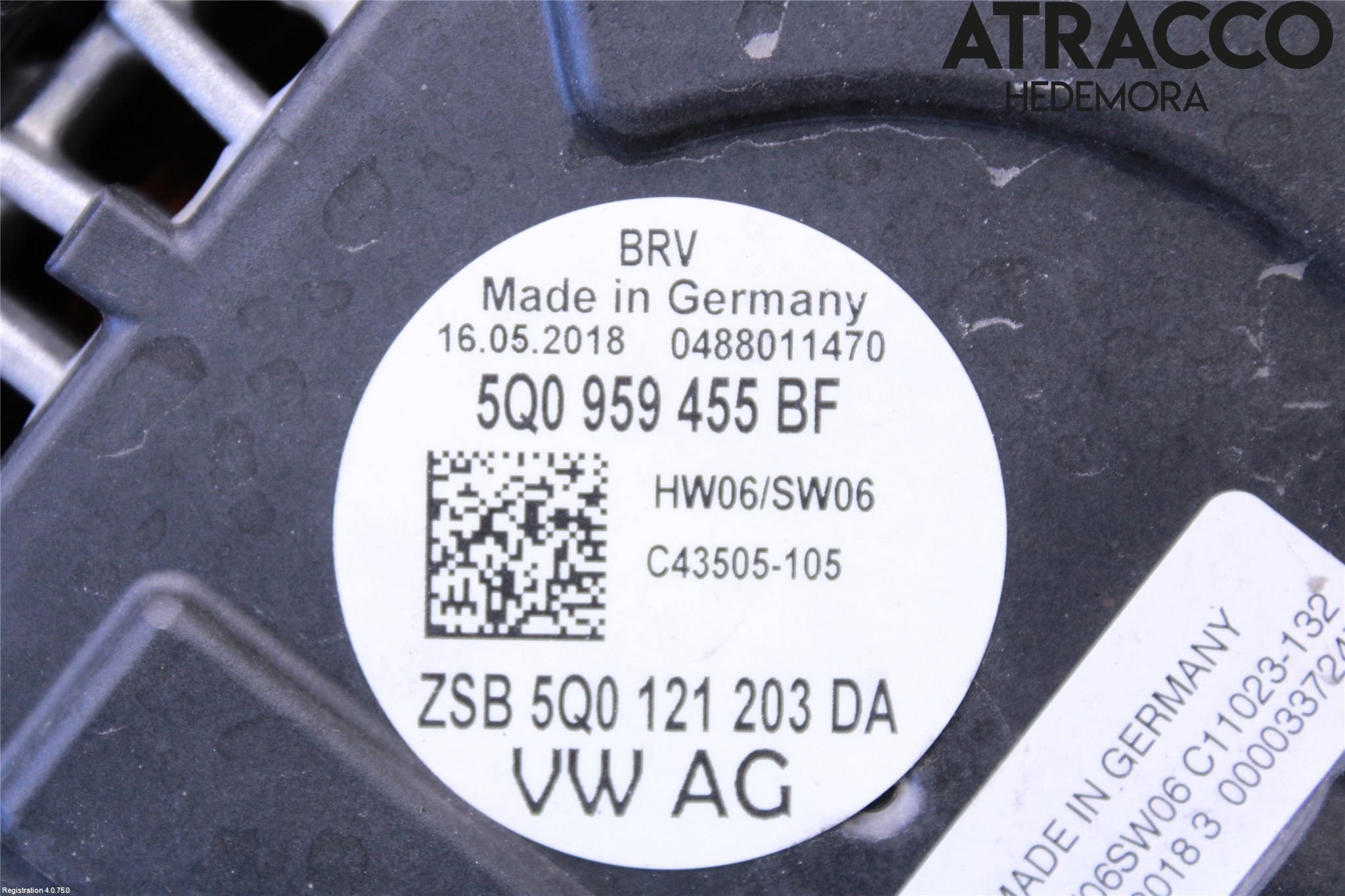 Volkswagen VW GOLF / E-GOLF VII 13-20 Kjølevifte Elektrisk