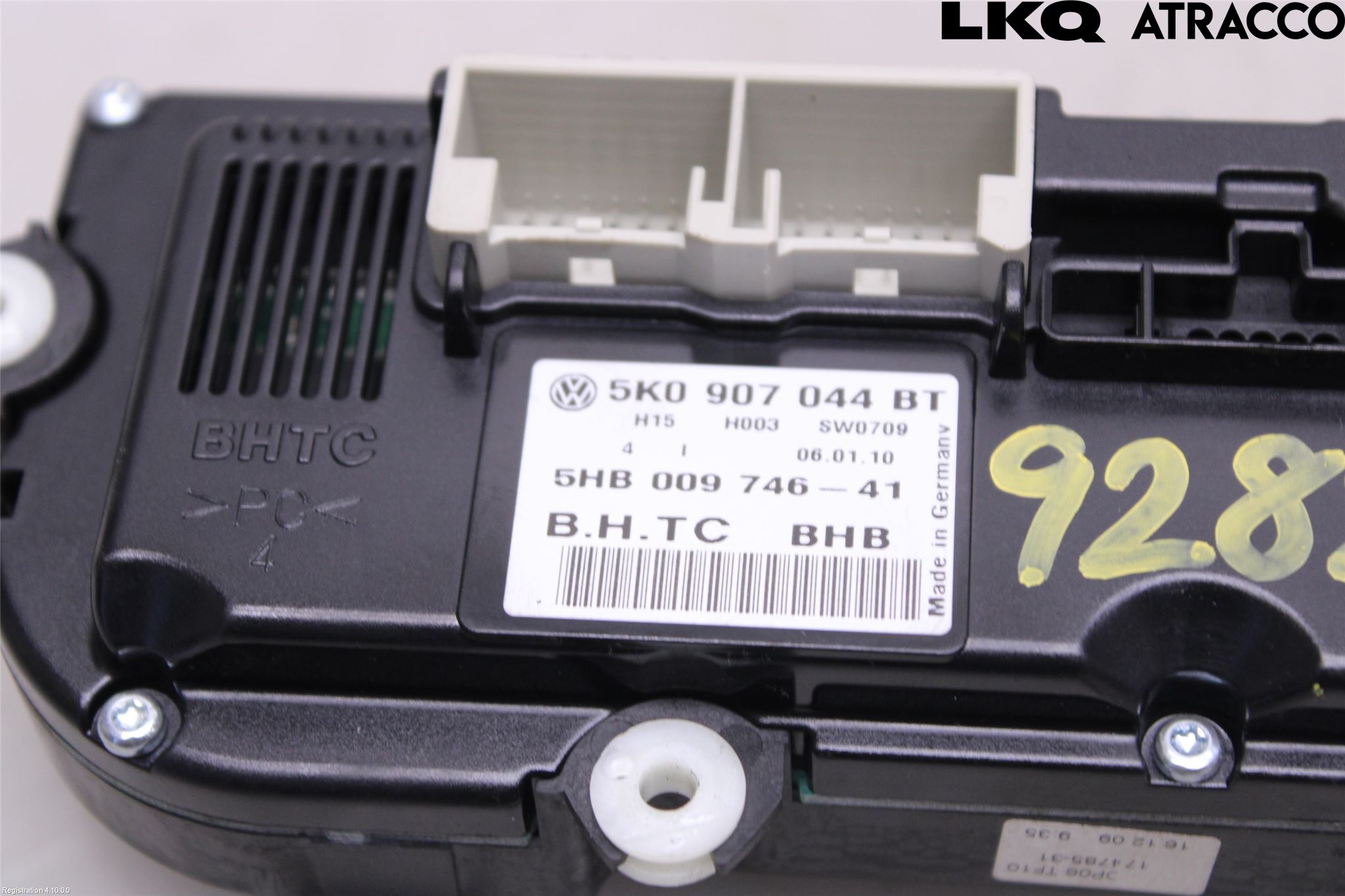 Volkswagen VW GOLF VI 09-13 Varme Ac Betjening-Display