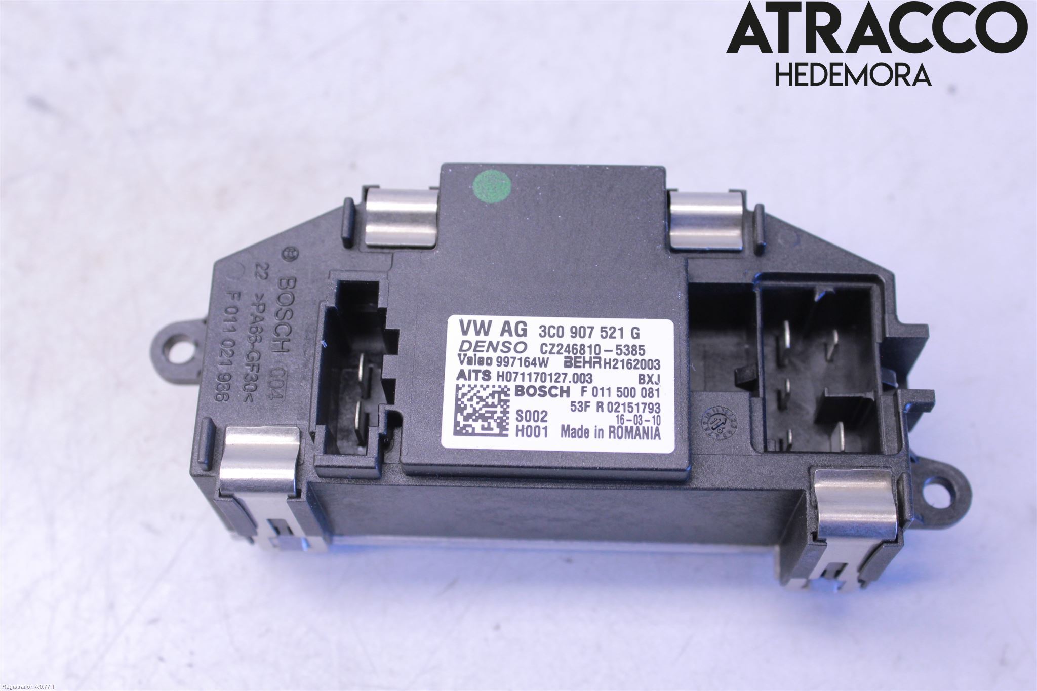 Volkswagen VW SHARAN 11- Varmeapparat Viftemotstand