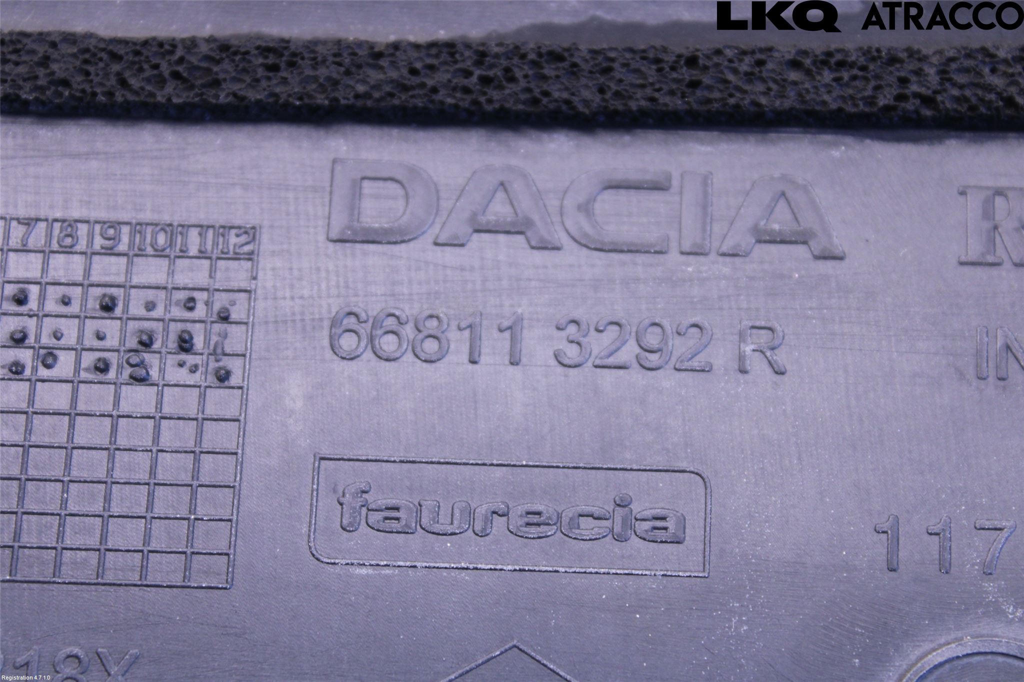 Dacia LOGAN MCV/STEPWAY Visker Deksel-Grill-Under Frr