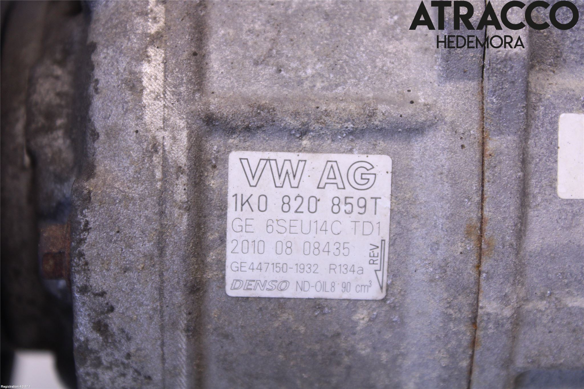 Volkswagen VW PASSAT 05-11 Varme Ac Kompressor