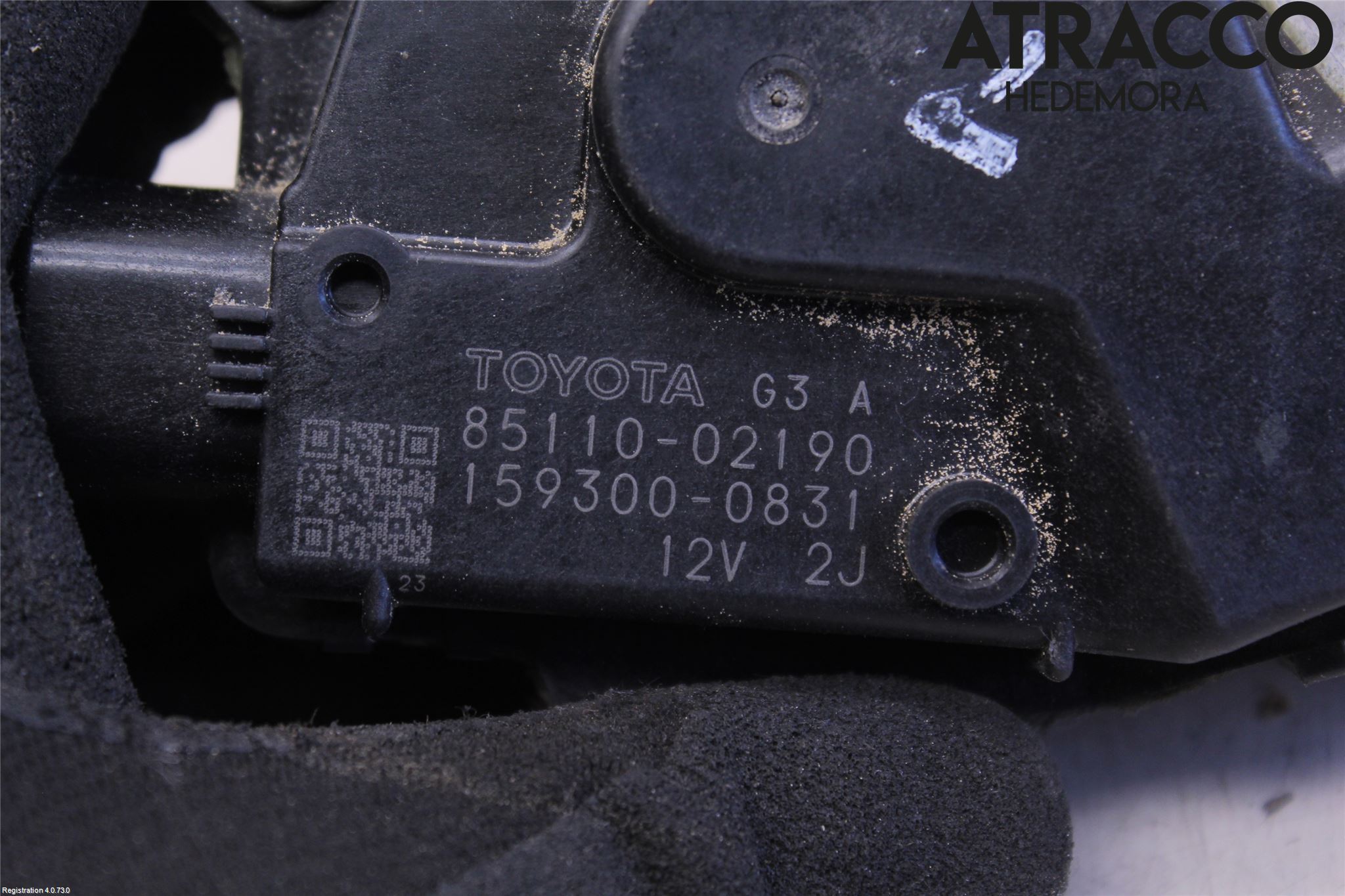 Toyota AURIS 07-09 Viskermotor Frontrute