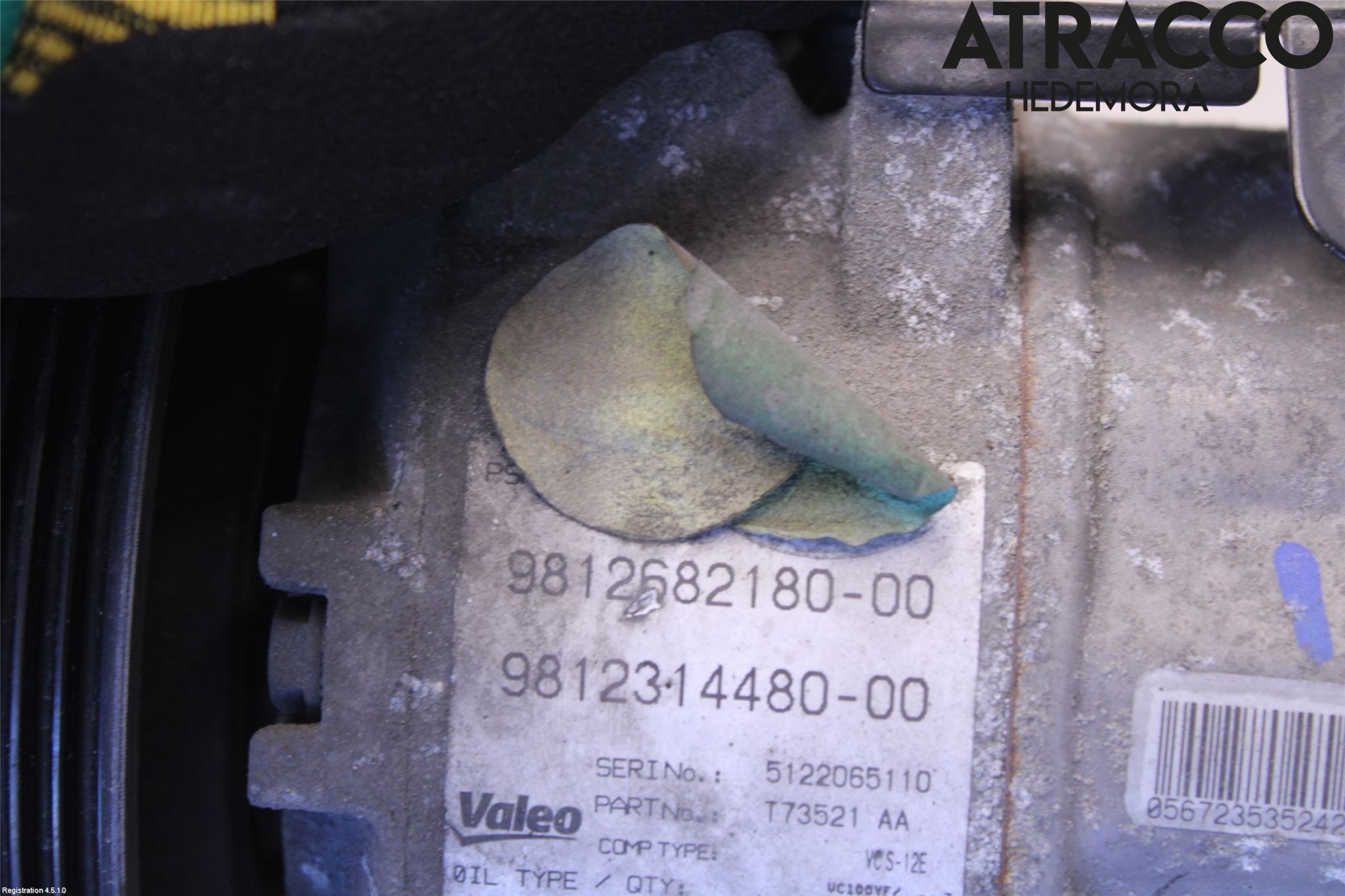 Peugeot 308 14-21 Varme Ac Kompressor