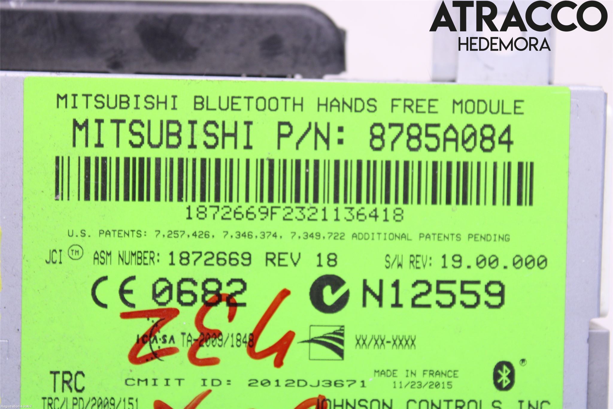 Mitsubishi ASX 10-22 Styreenhet Tale