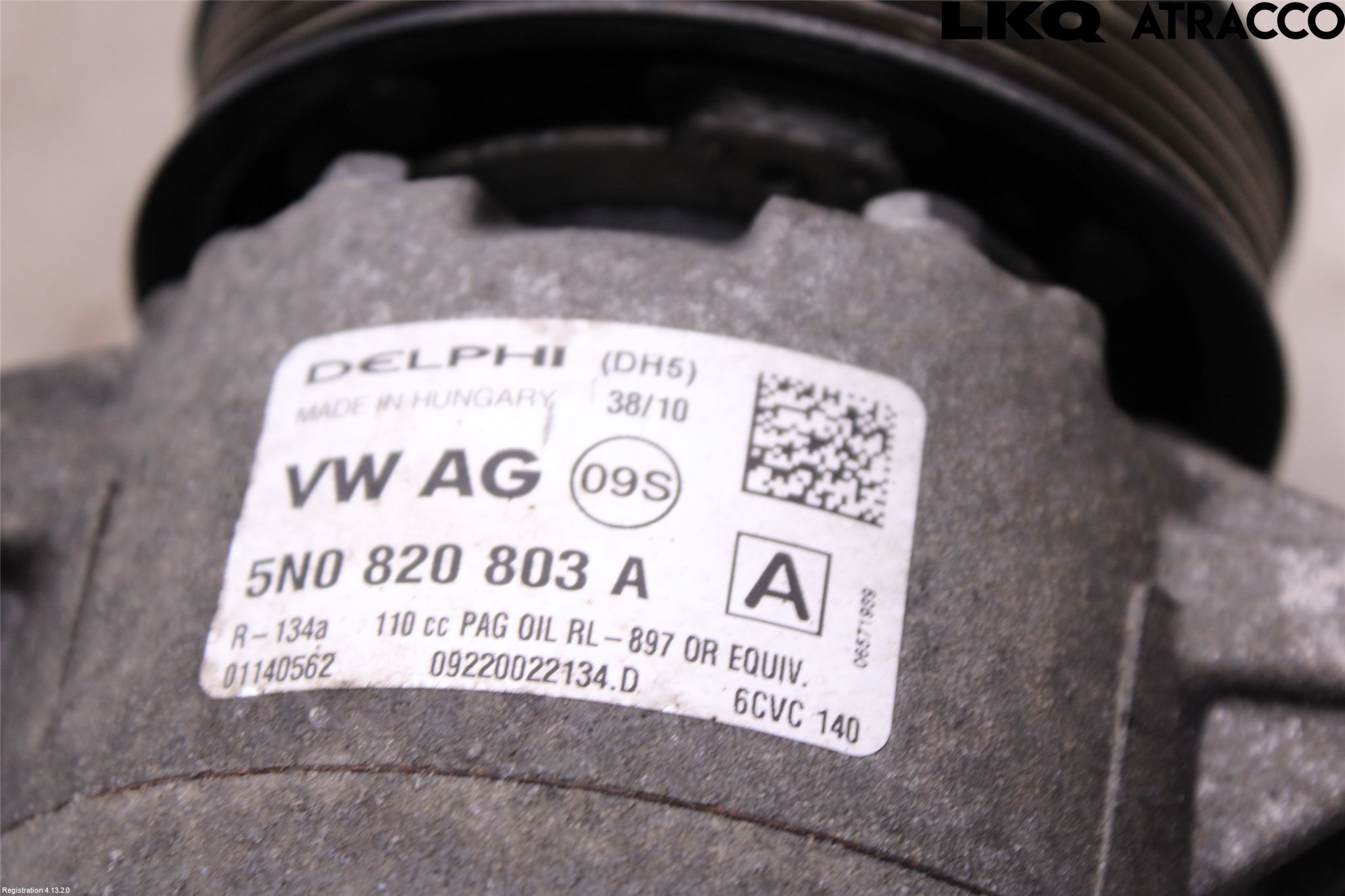 Volkswagen VW POLO 10-17 Varme Ac Kompressor
