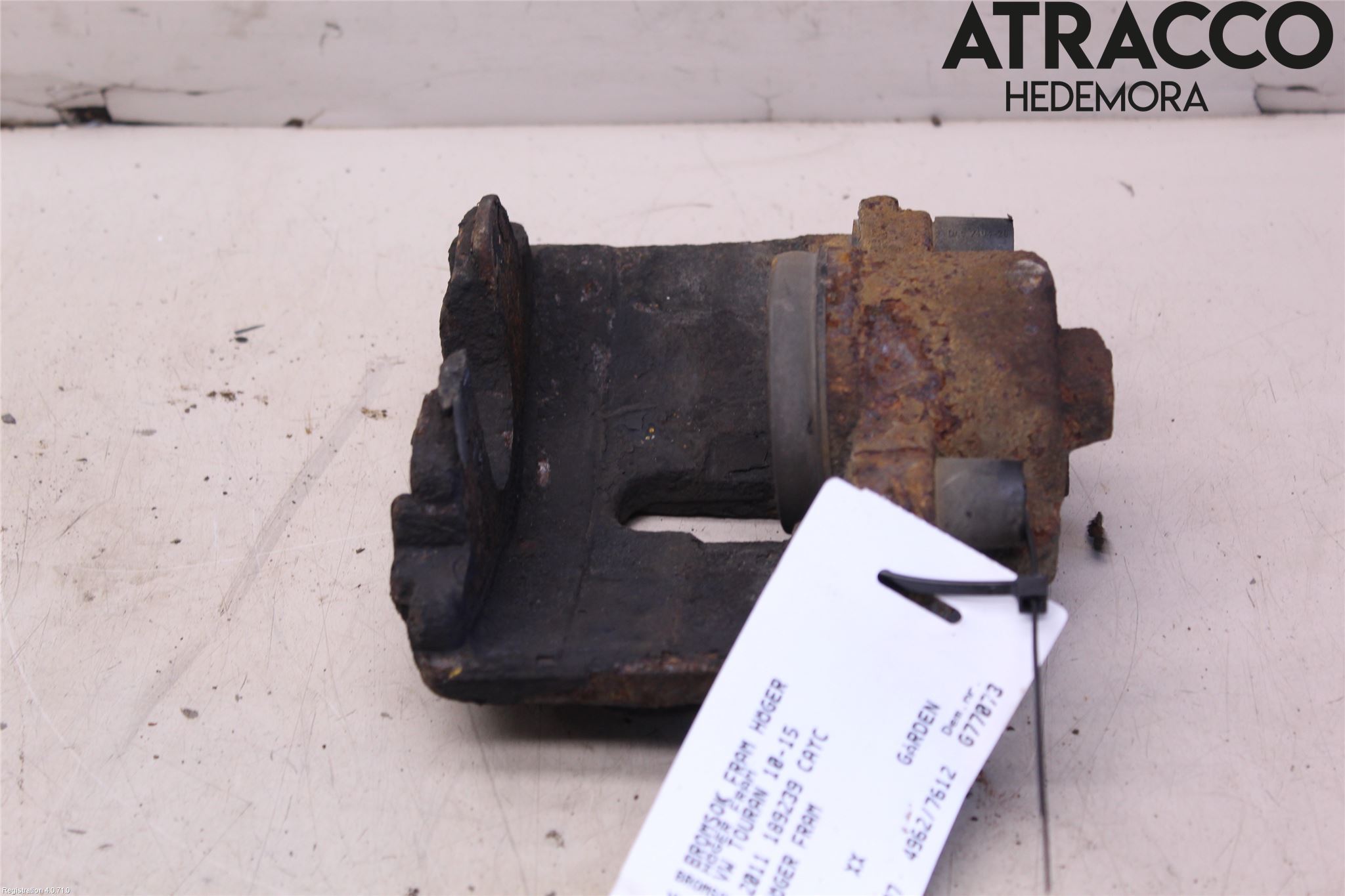 Volkswagen VW TOURAN 10-15 Bremsecaliper Foran Høyre
