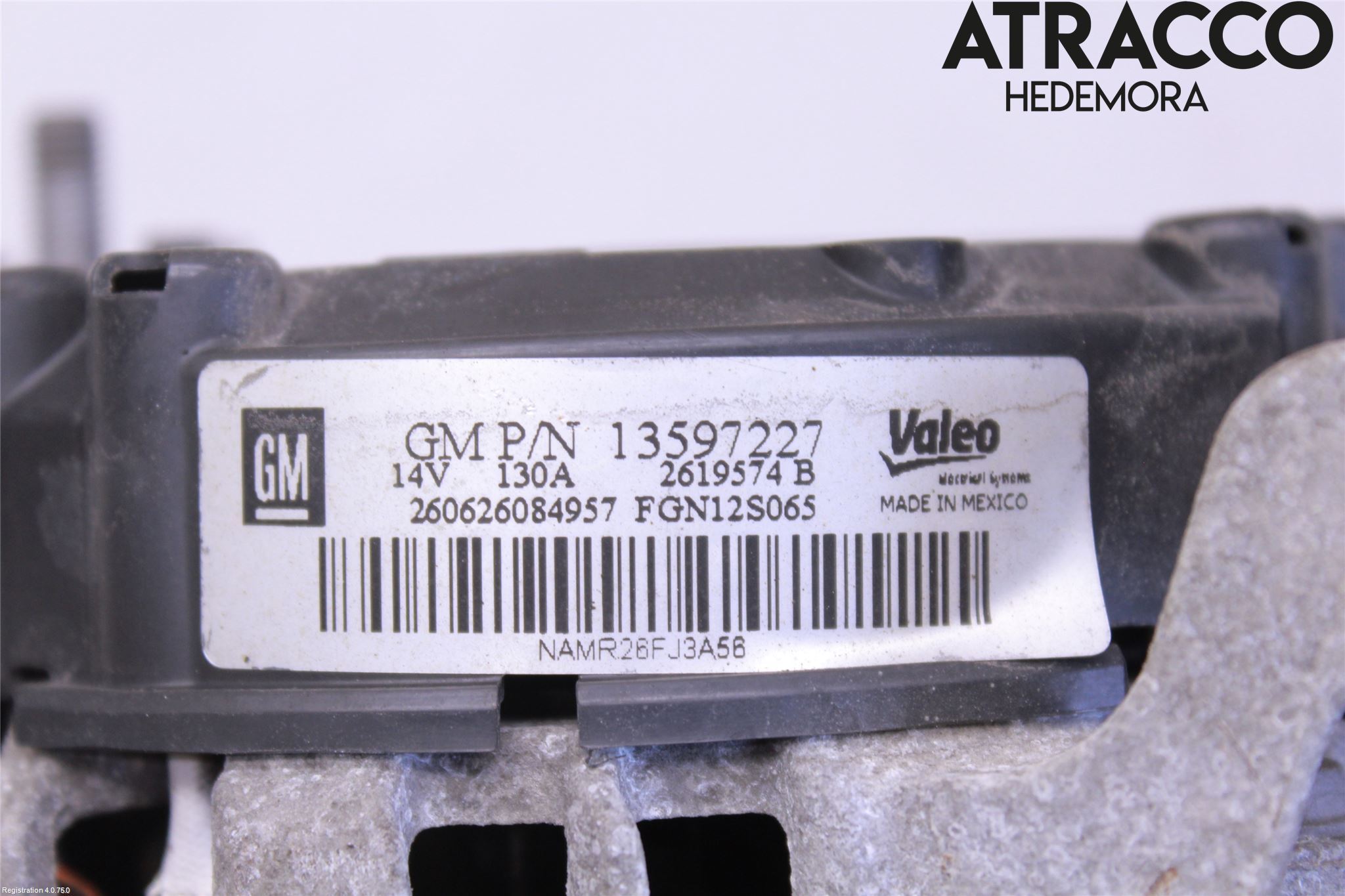 Opel ZAFIRA C 12-19 Dynamo