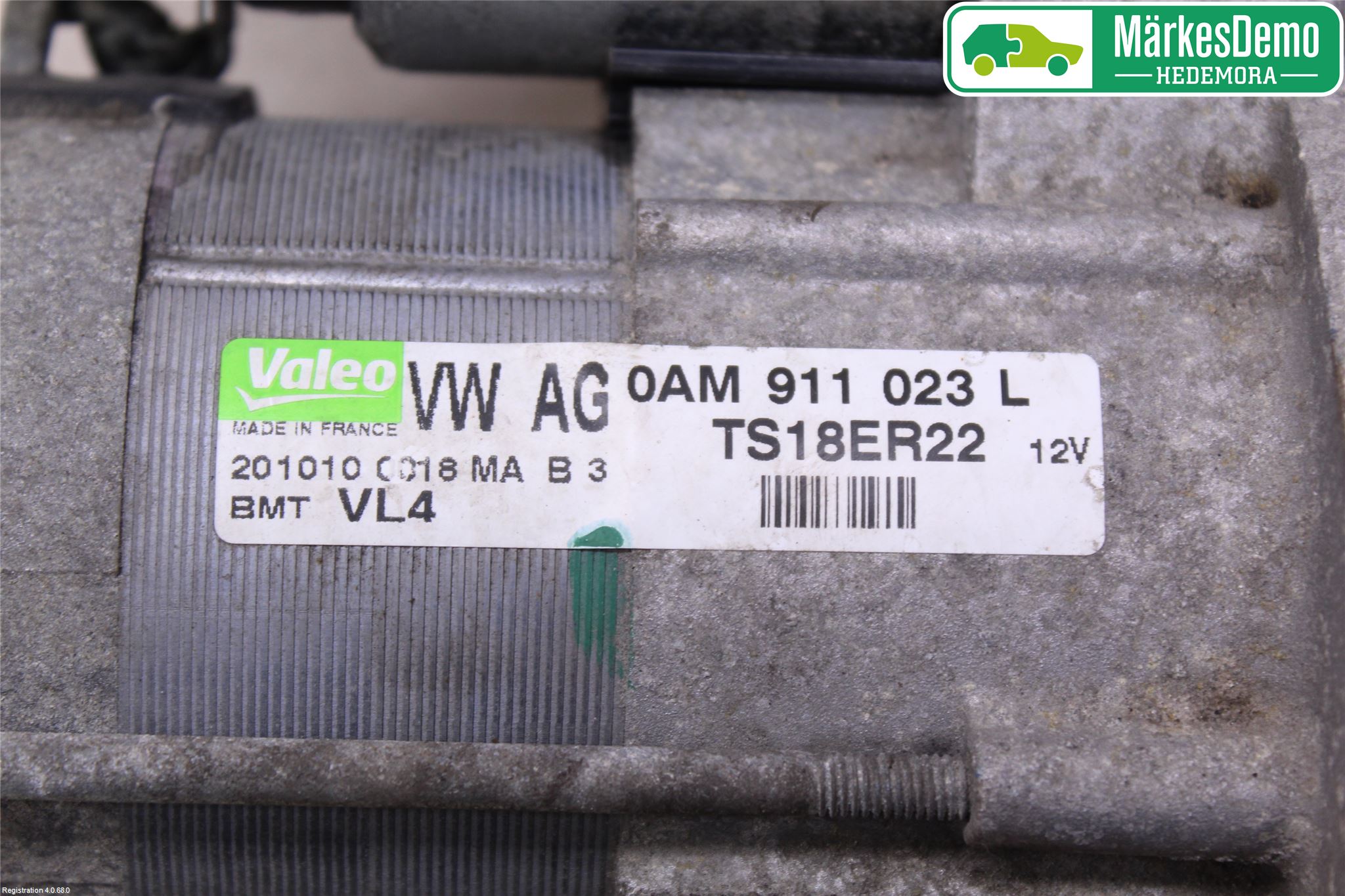 Volkswagen VW CADDY 11-15 Startmotor Diesel