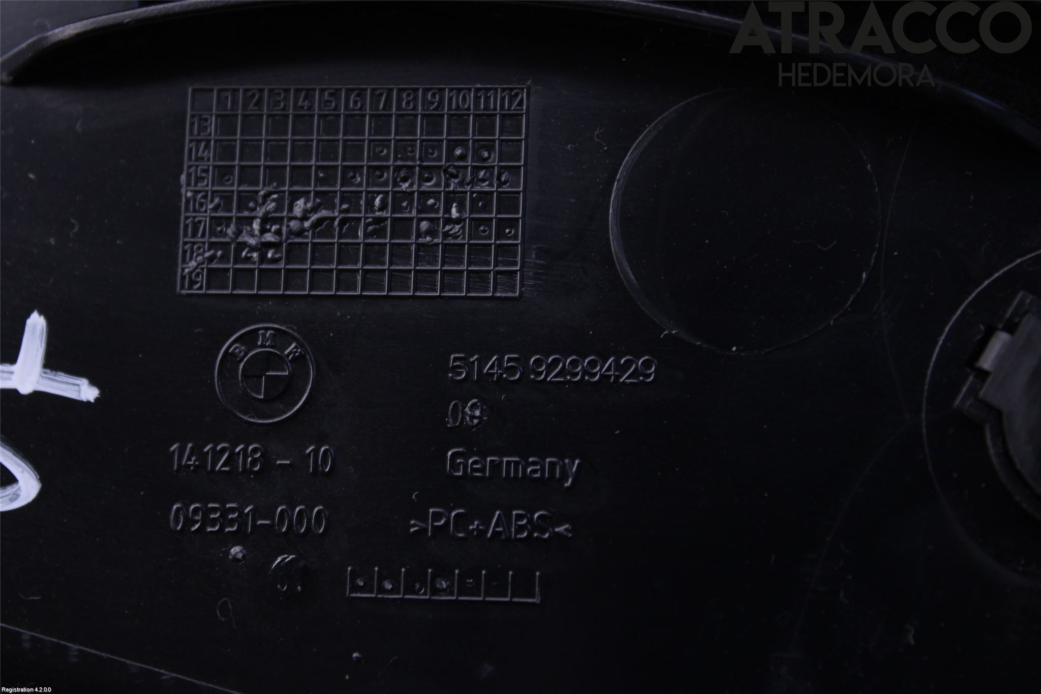 BMW 7 G11/G12 15-22 Innr Oppbevaringsrom