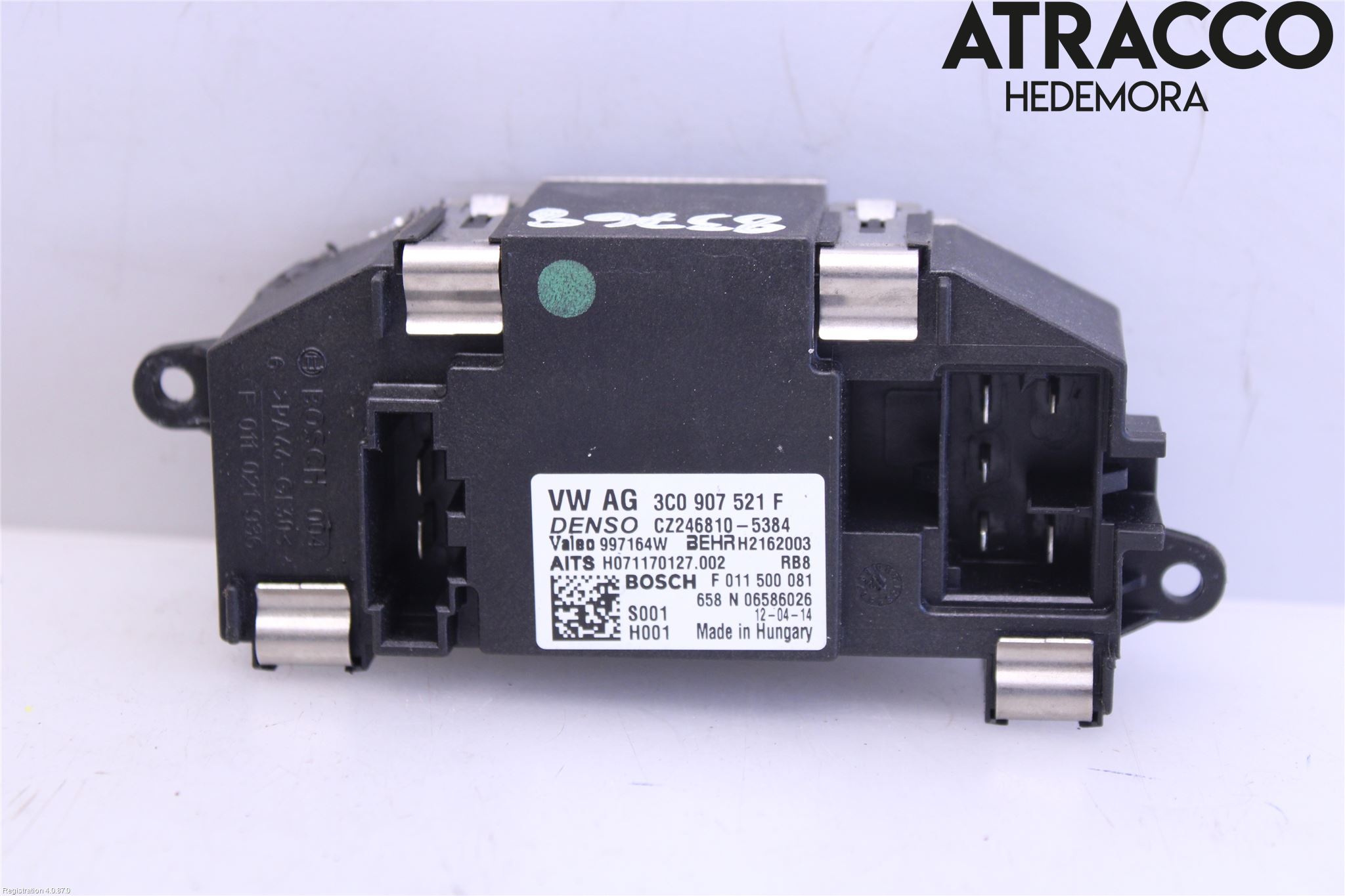 Volkswagen VW PASSAT CC 08-16 Varmeapparat Viftemotstand