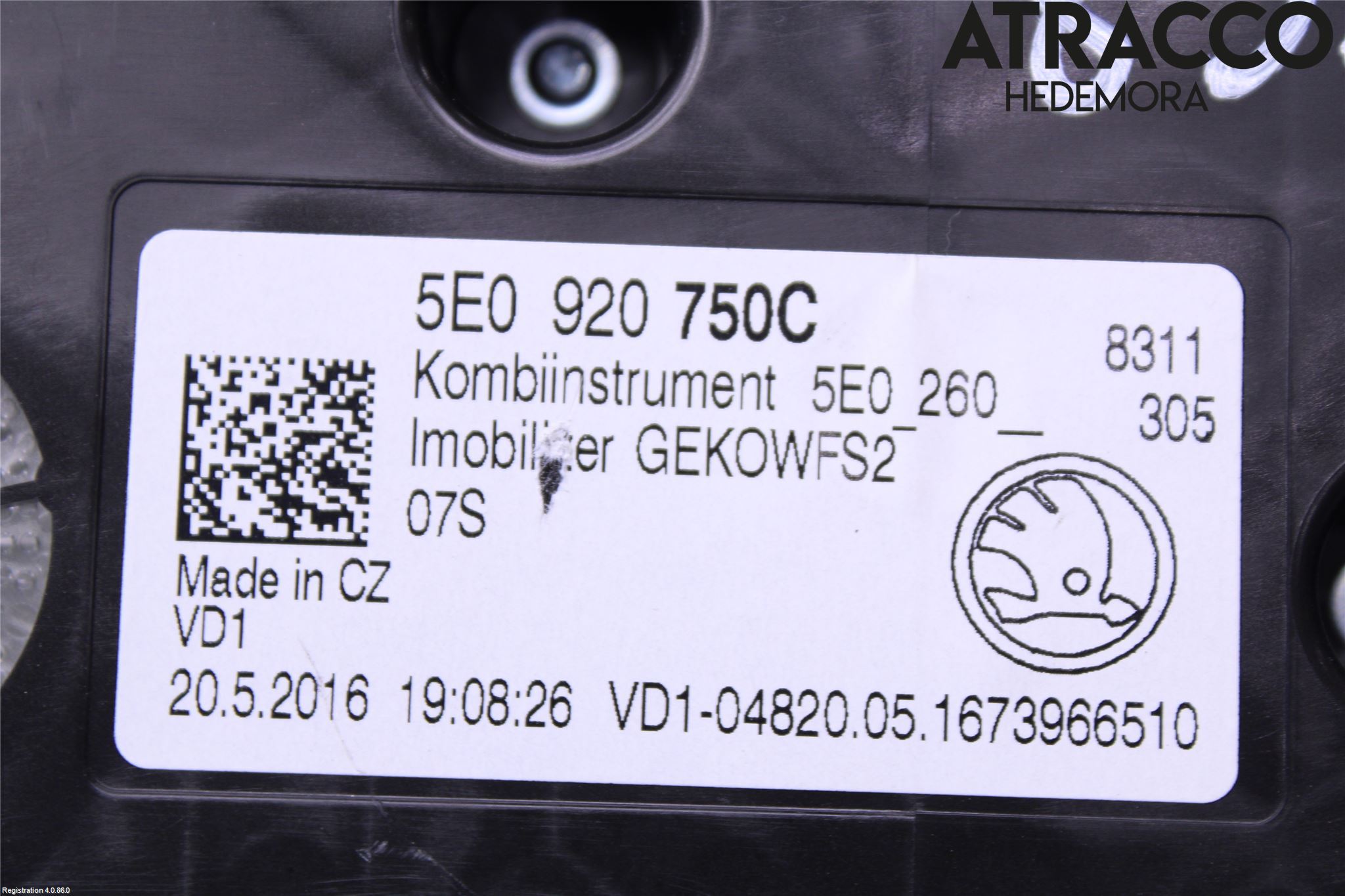 Skoda OCTAVIA (5E) 13-20 Instr Kombinert