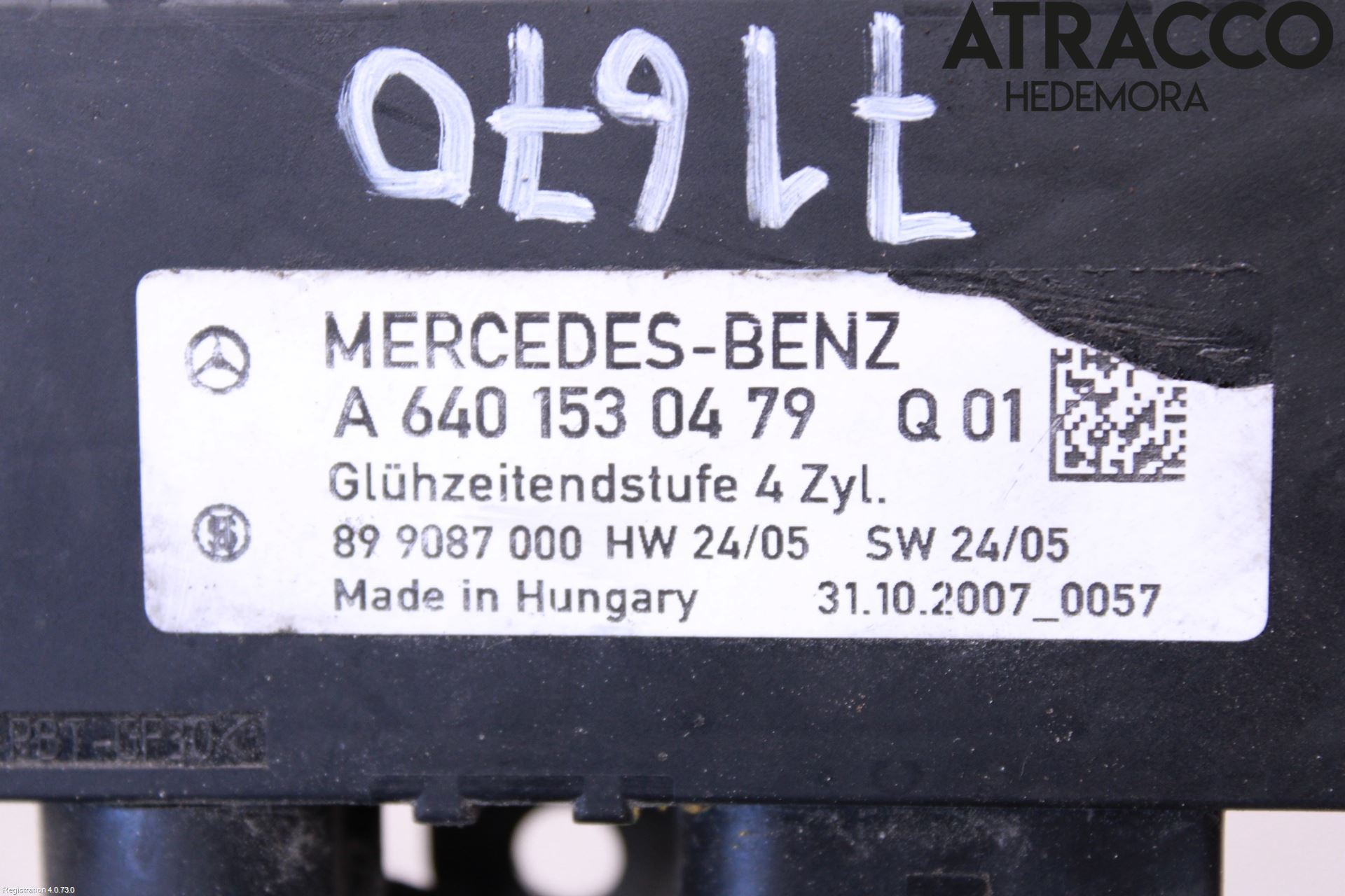 Mercedes-Benz MB B-KLASS (W245) 05-12 Rele Gløding Diesel