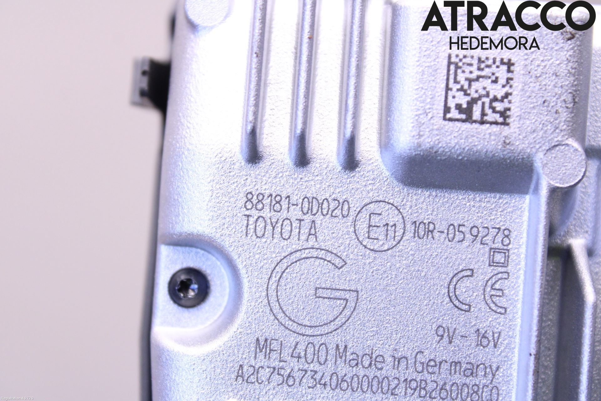 Toyota YARIS XP130 15-20 Sensor Kollisjonsbeskyttelse