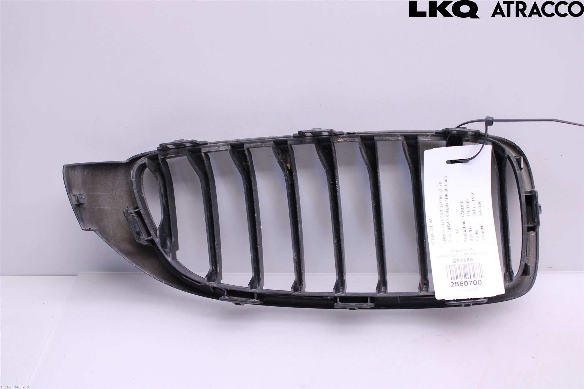 BMW 4 F32/F33/F82/F83 13-20 Grilldel Venstre