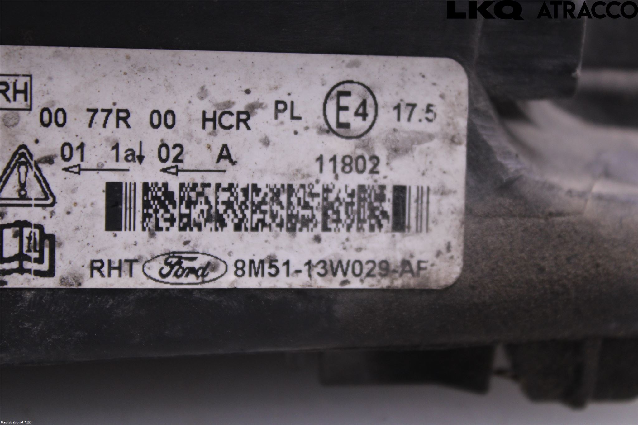 Ford FOCUS 08-11 Frontlykt Høyre