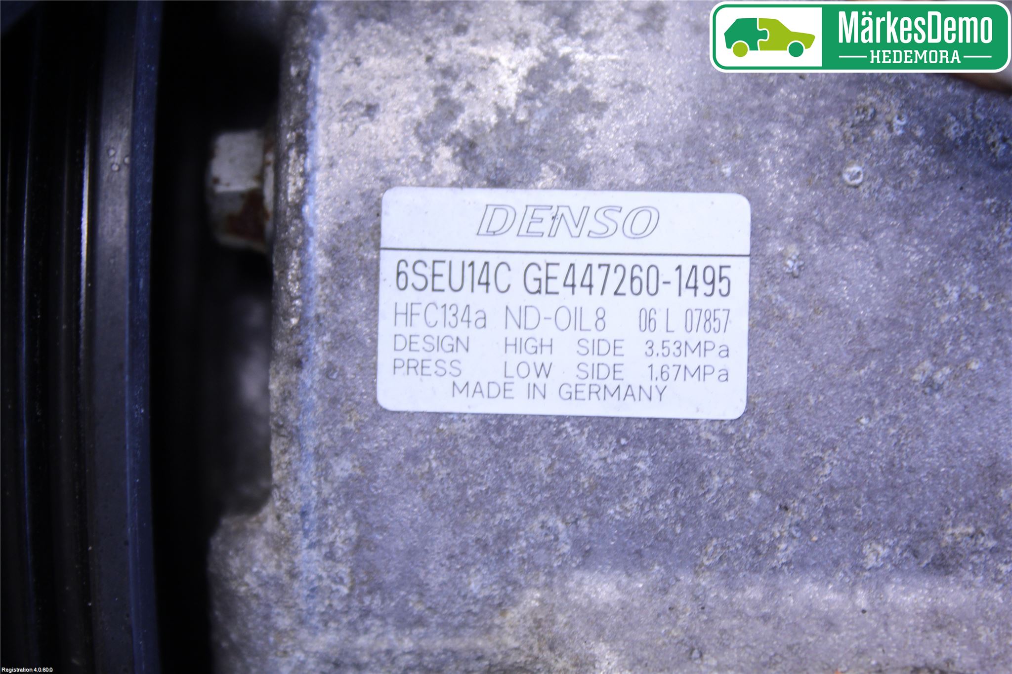 Toyota AVENSIS 09-15 Varme Ac Kompressor