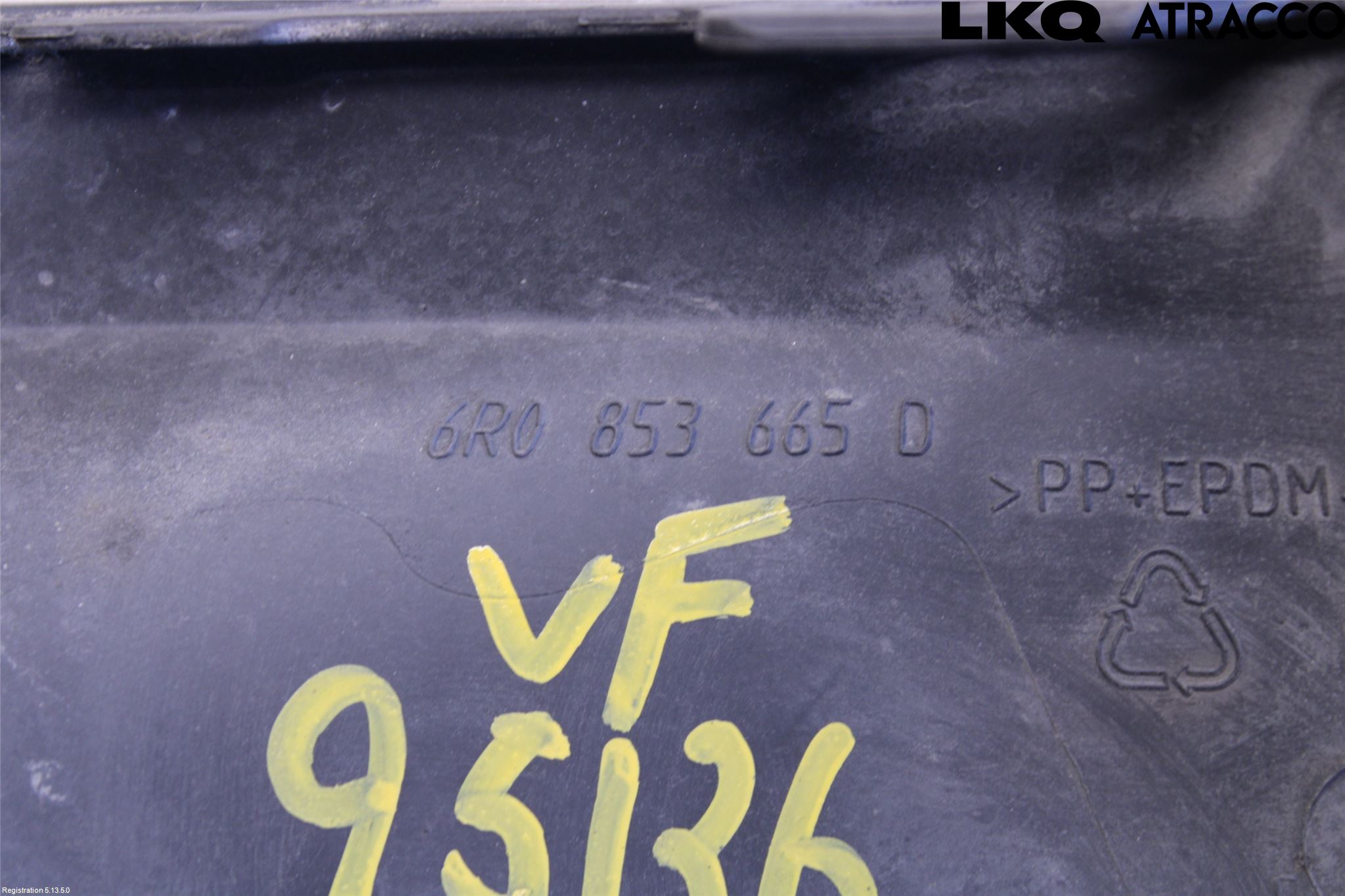 Volkswagen VW POLO 10-17 Frontlykt Kurve-Tåkelys Ramme
