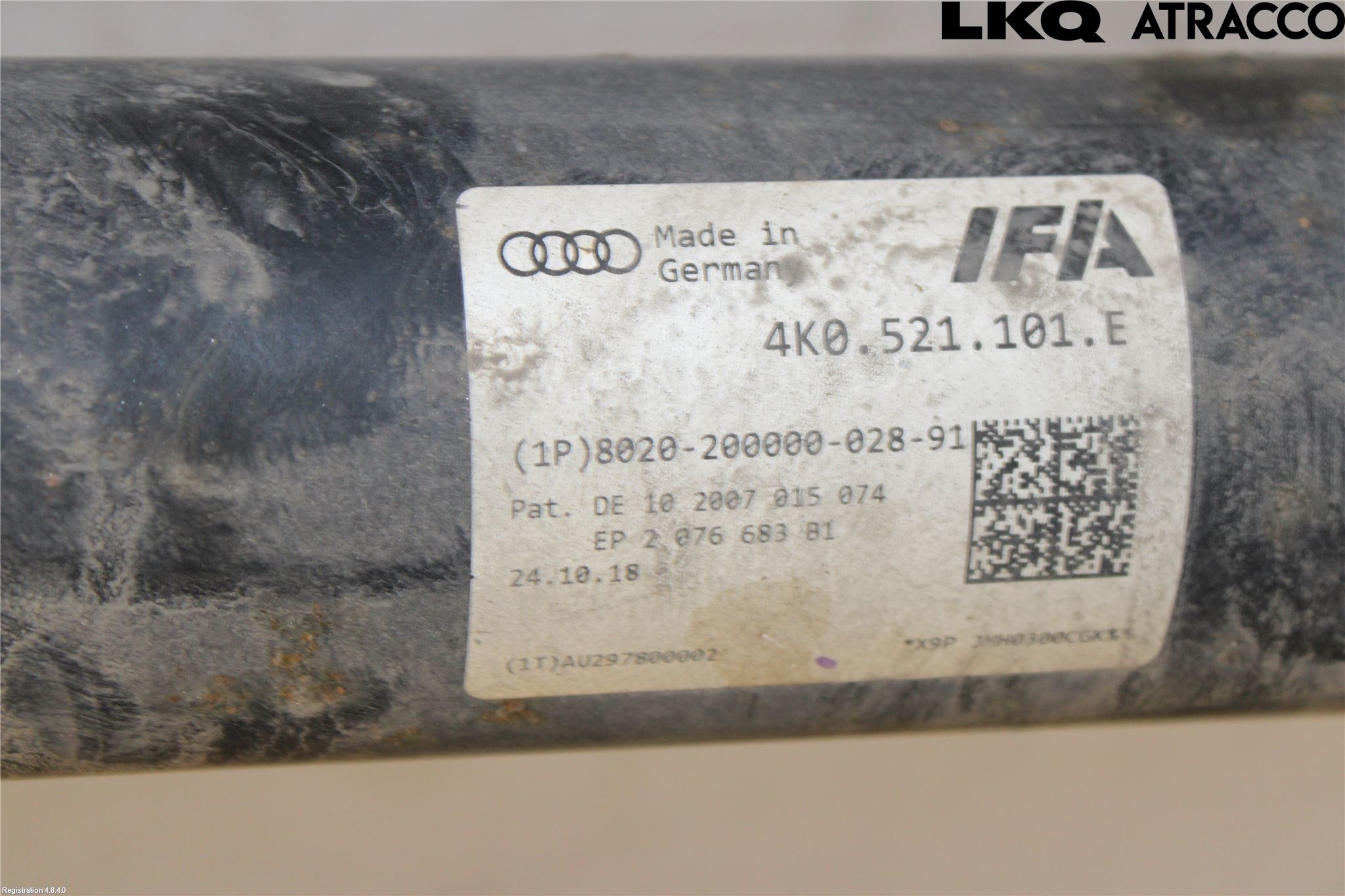 Audi A6 F2/C8 19- Mellomaksel Kompl