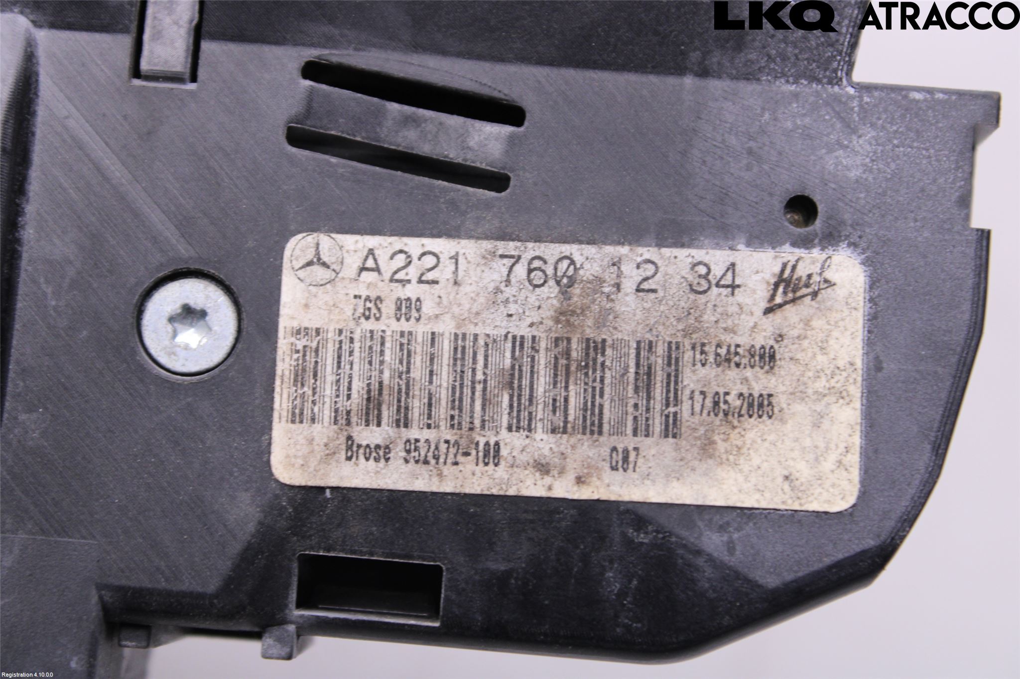 Mercedes-Benz MB S-KLASS (W221) 05-13 Dørhandtak Ytre Høyre