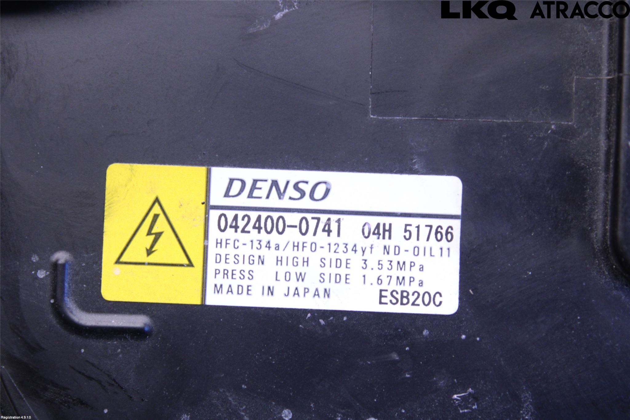 Toyota YARIS XP21 20- Varme Ac Kompressor
