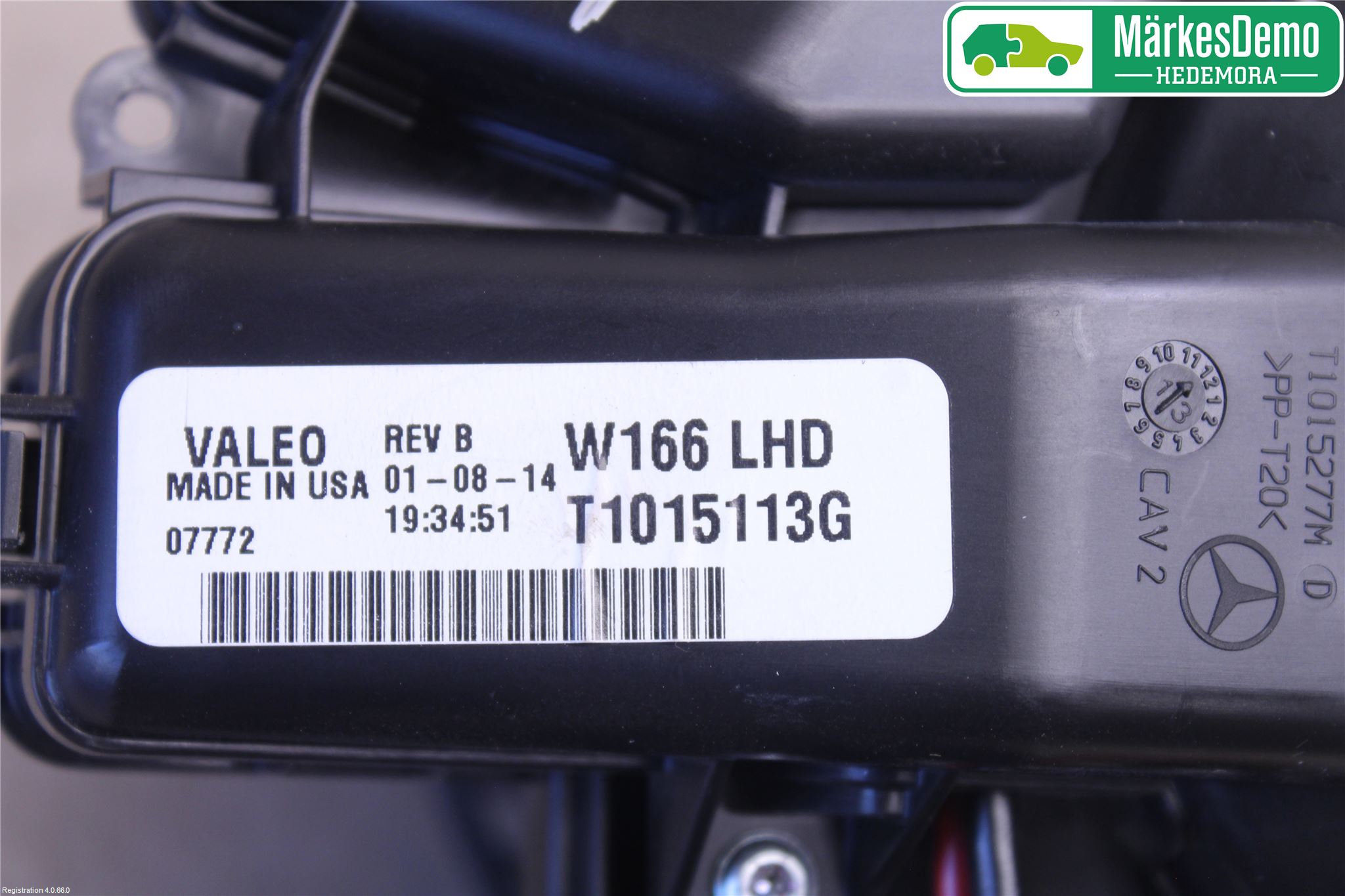 Mercedes-Benz MB GL/GLS-KLASS (X166) 12-19 Varme Ac Varmeapparatvifte
