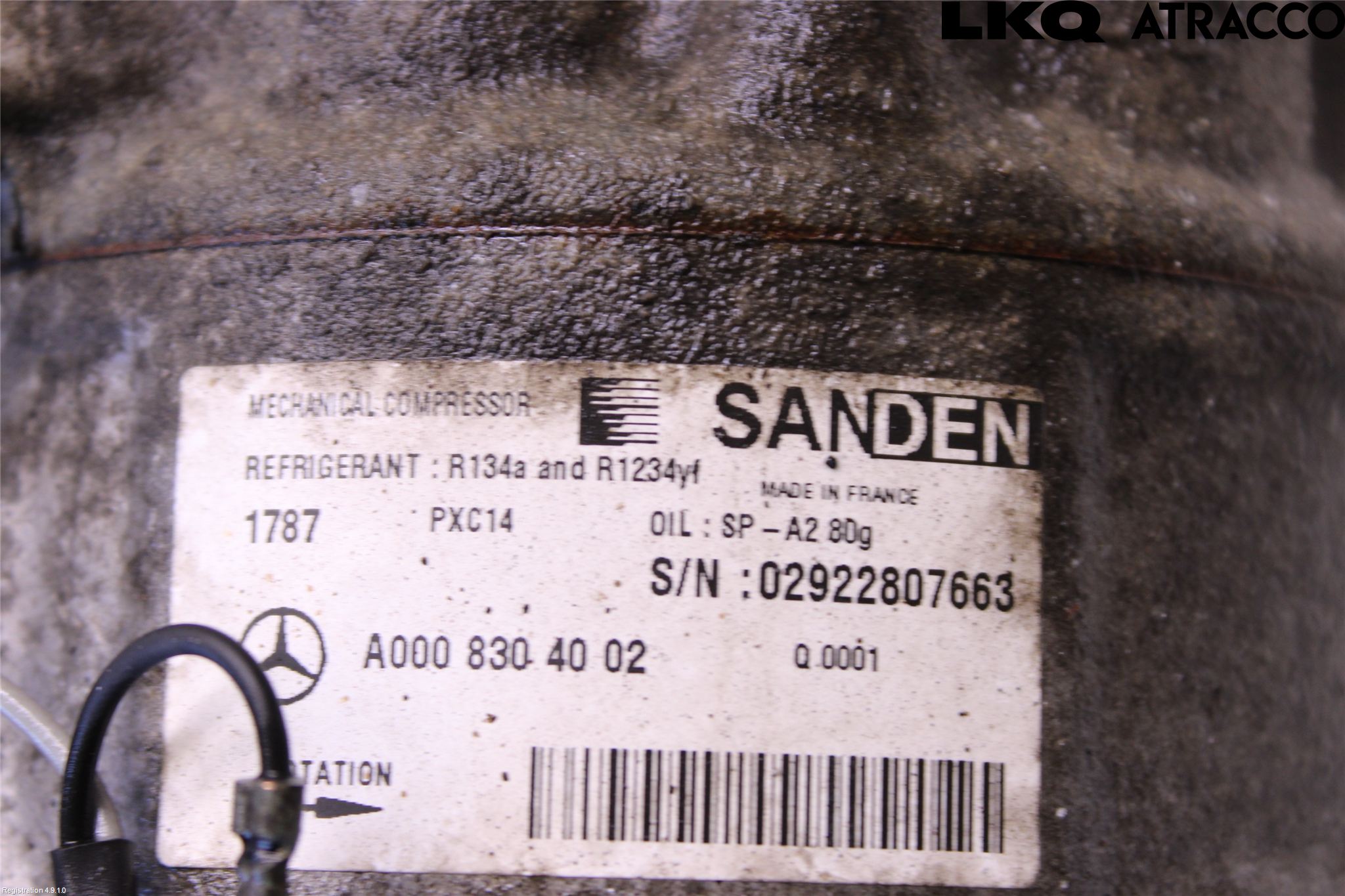 Mercedes-Benz MB C-KLASS (W205) 14-21 Varme Ac Kompressor