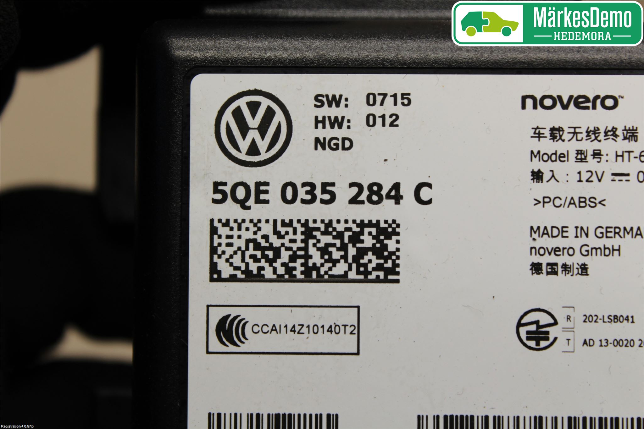 Volkswagen VW PASSAT 15-19 Styreenhet Øvrig