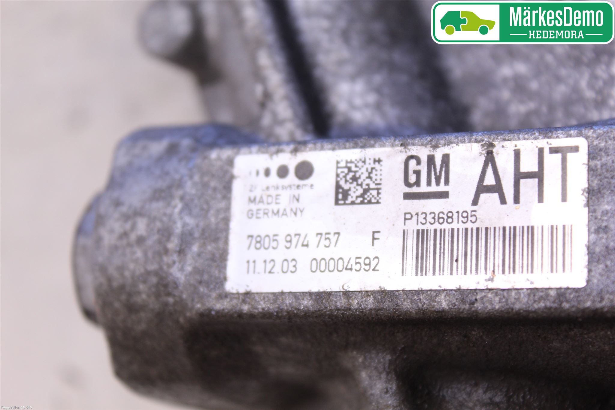 GM CHEVROLET CRUZE Servo Snekke - Tannstang