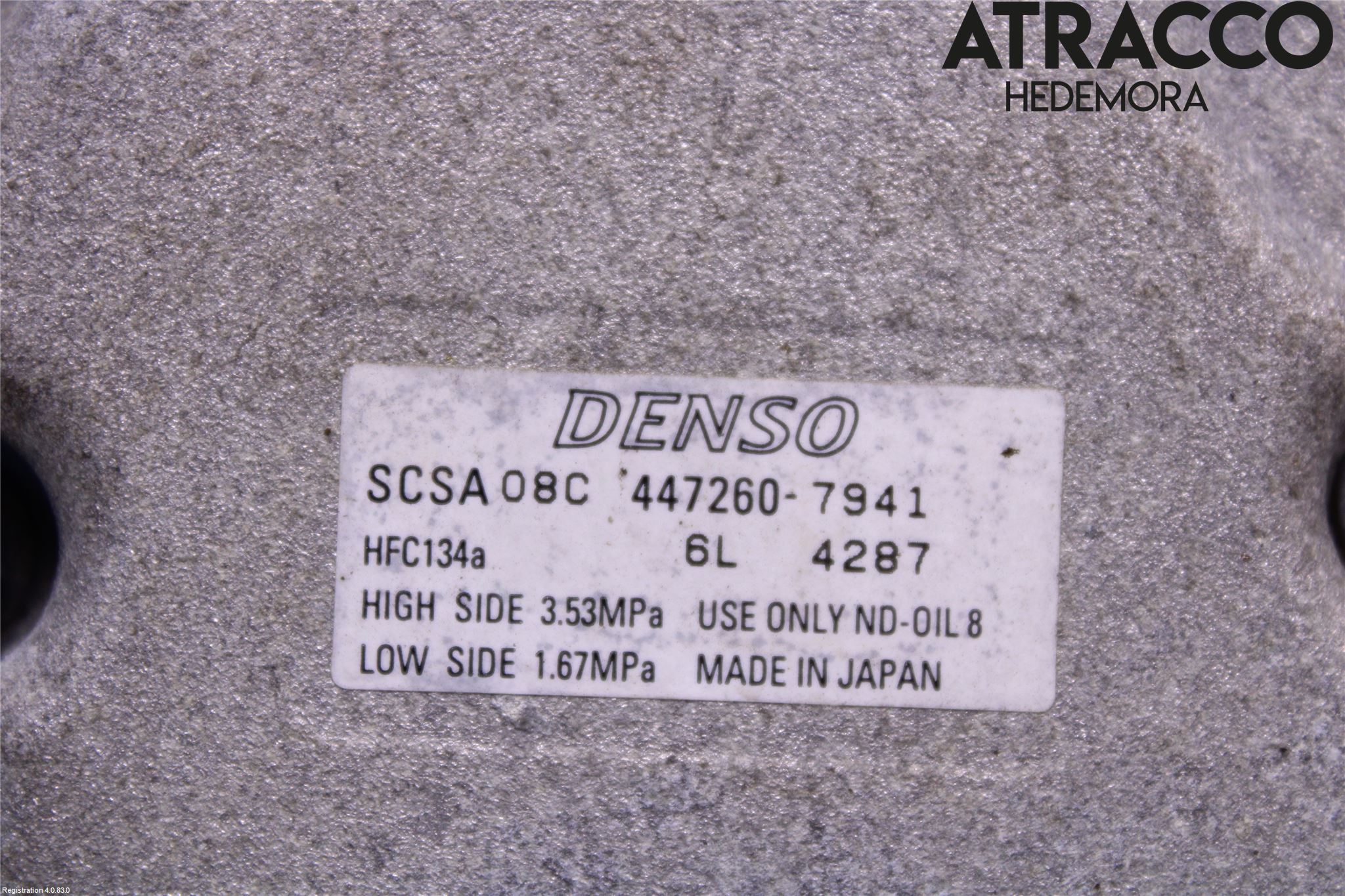 Subaru LEGACY 10-14 Varme Ac Kompressor