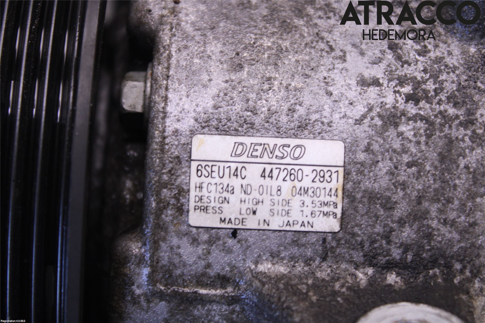 Toyota RAV 4 06-12 Varme Ac Kompressor