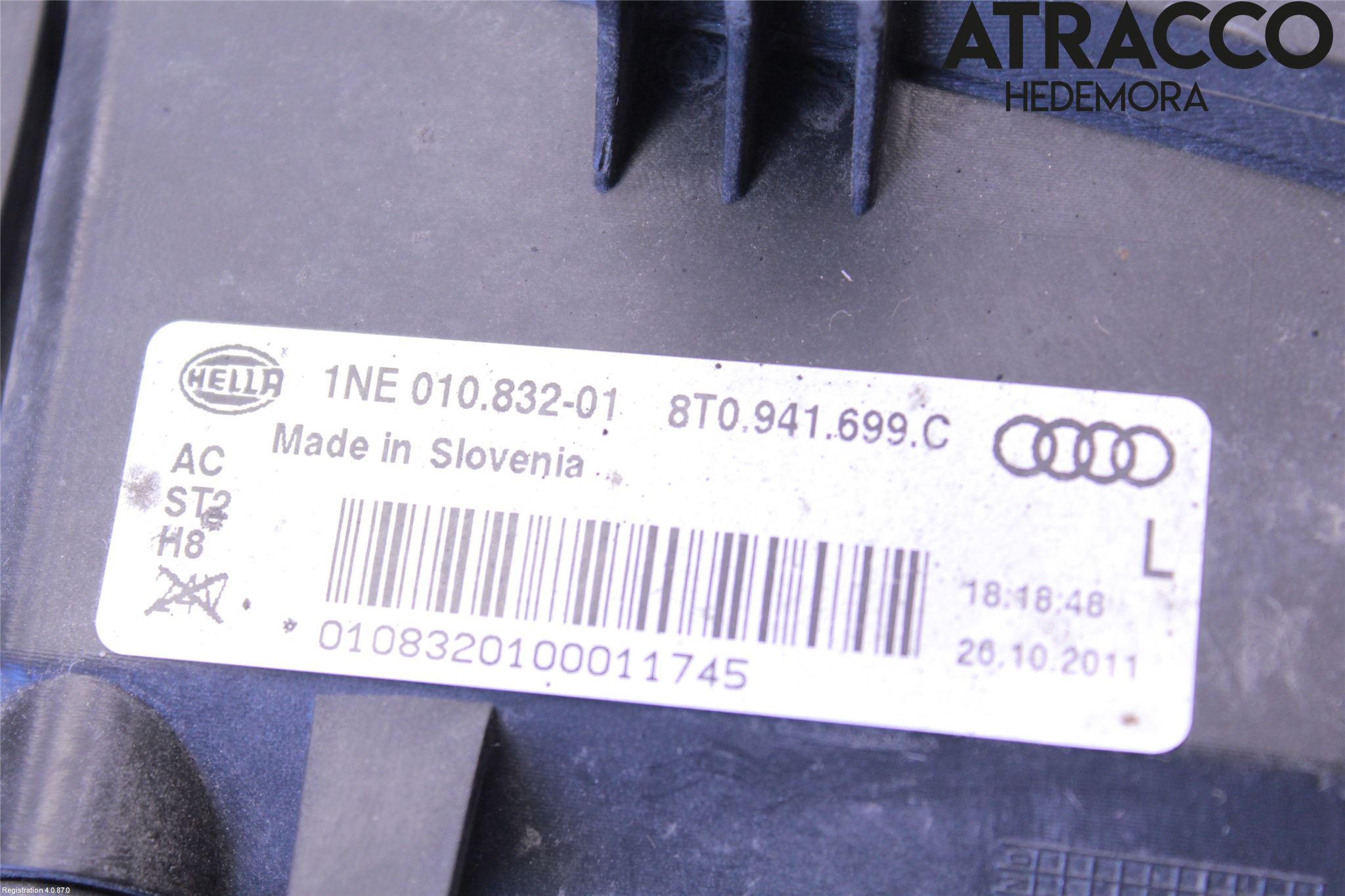 Audi A5 07-16 Frontlykt-Kurve-Tåkelys
