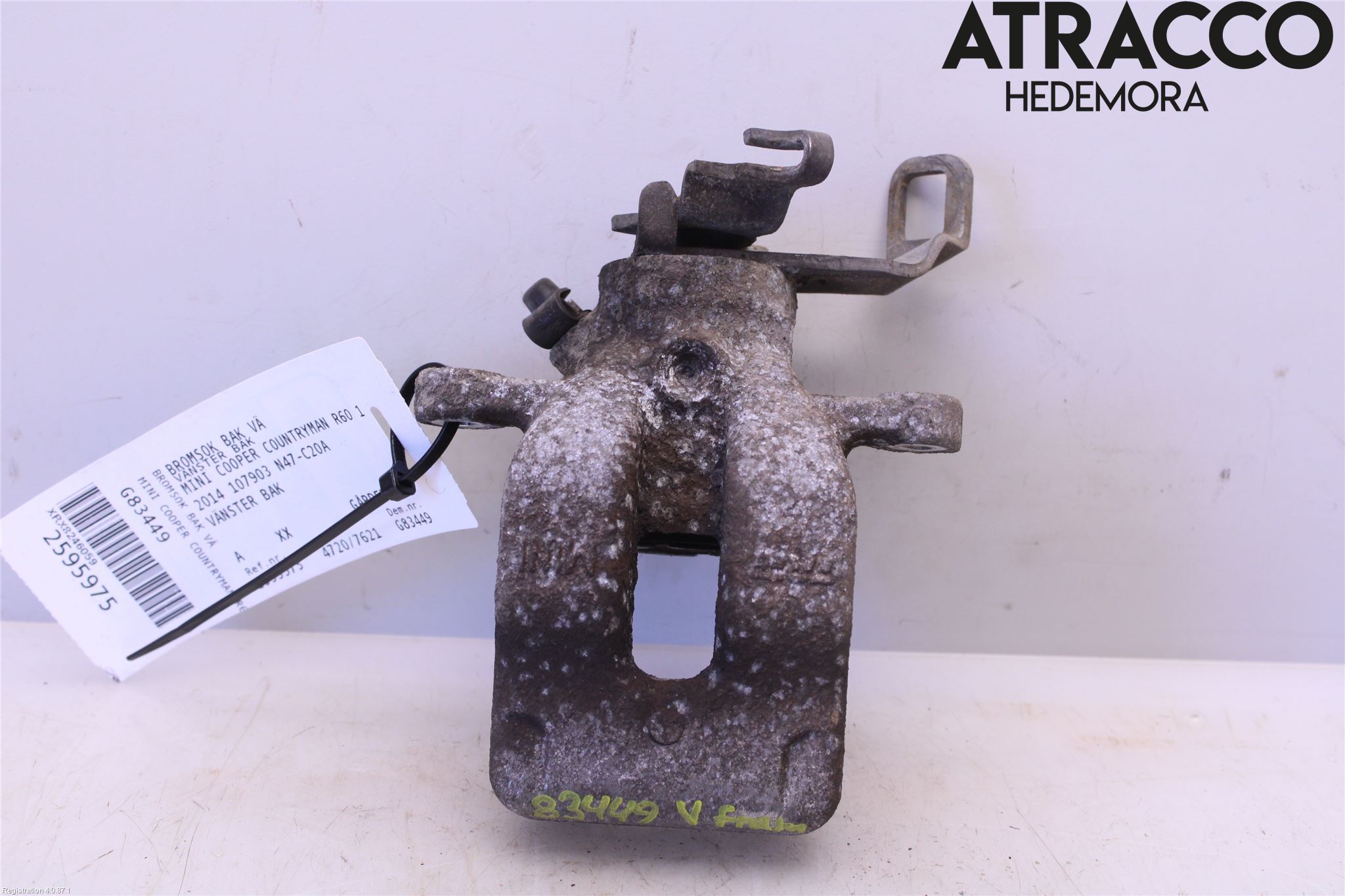 Mini COUNTRYMAN R60 11-16 Bremsecaliper Bak Venstre