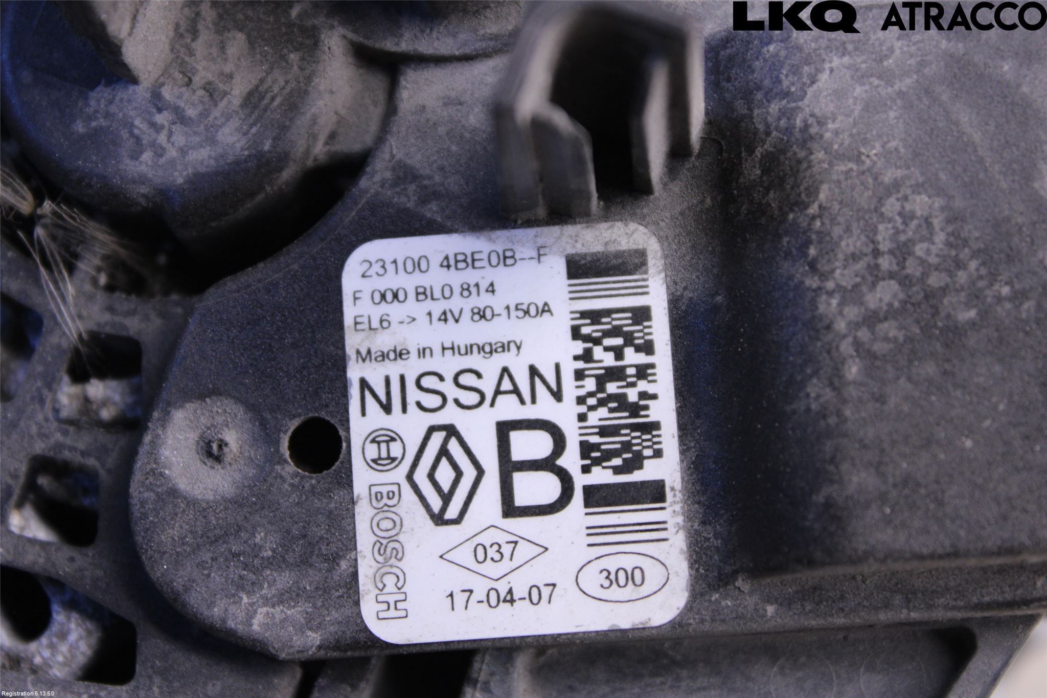 Nissan QASHQAI 14-17 Dynamo