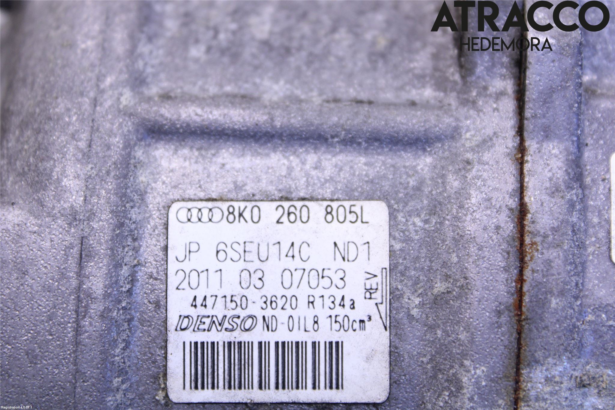 Audi A4/S4 08-11 Varme Ac Kompressor