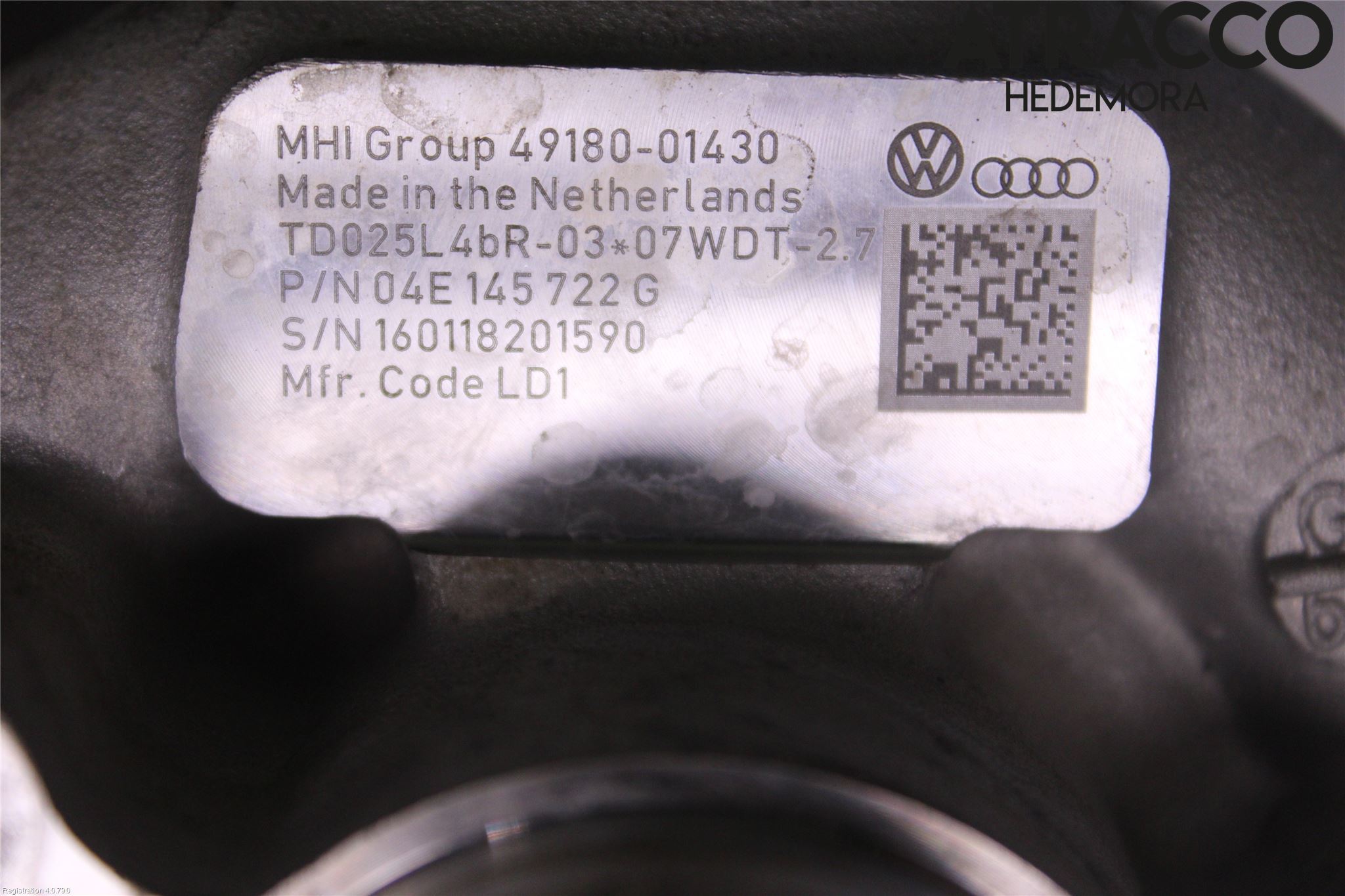 Volkswagen VW TIGUAN 16-24 Turboaggregat