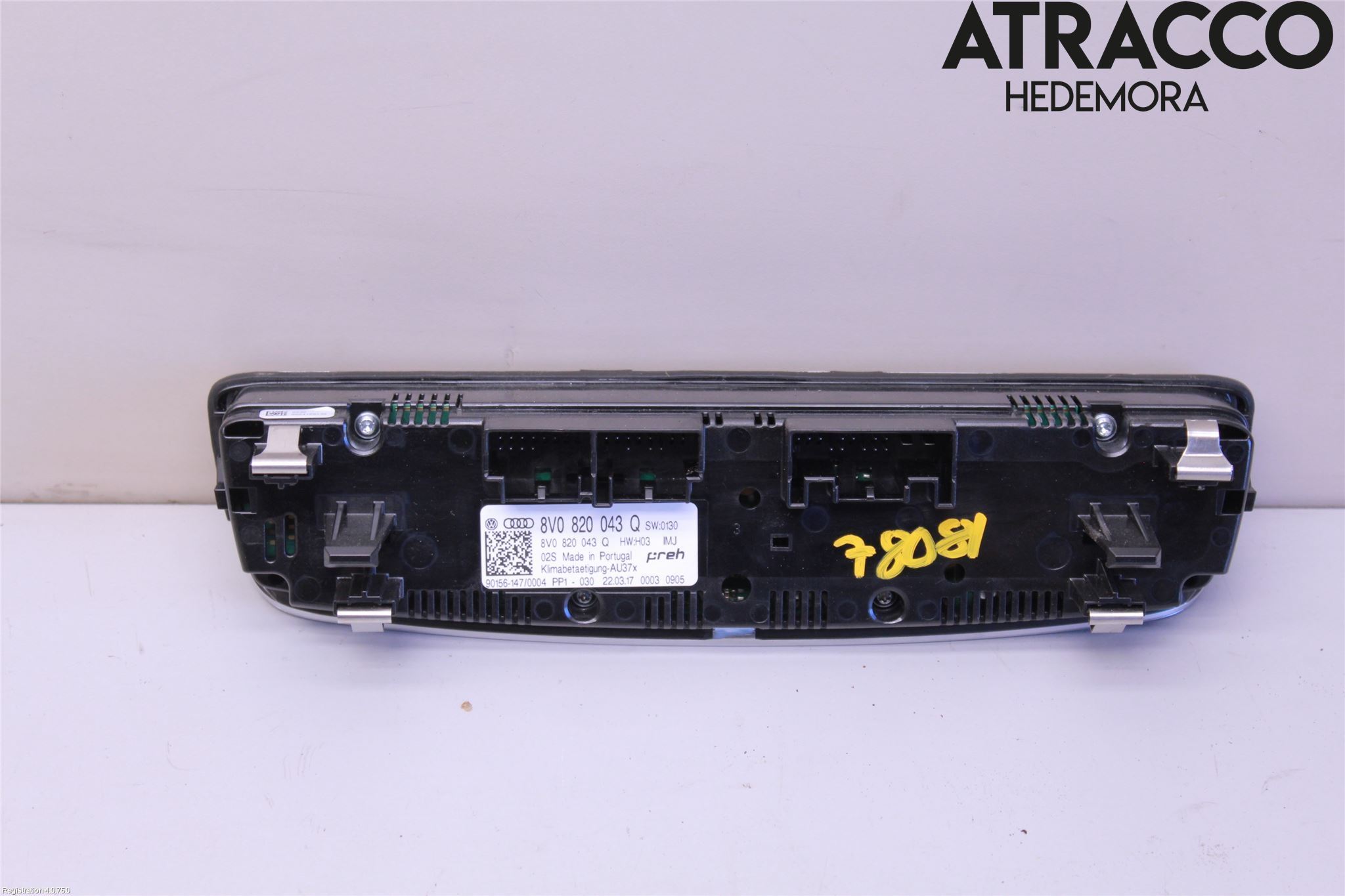 Audi A3/S3 8V 13-20 Varme Ac Betjening-Display