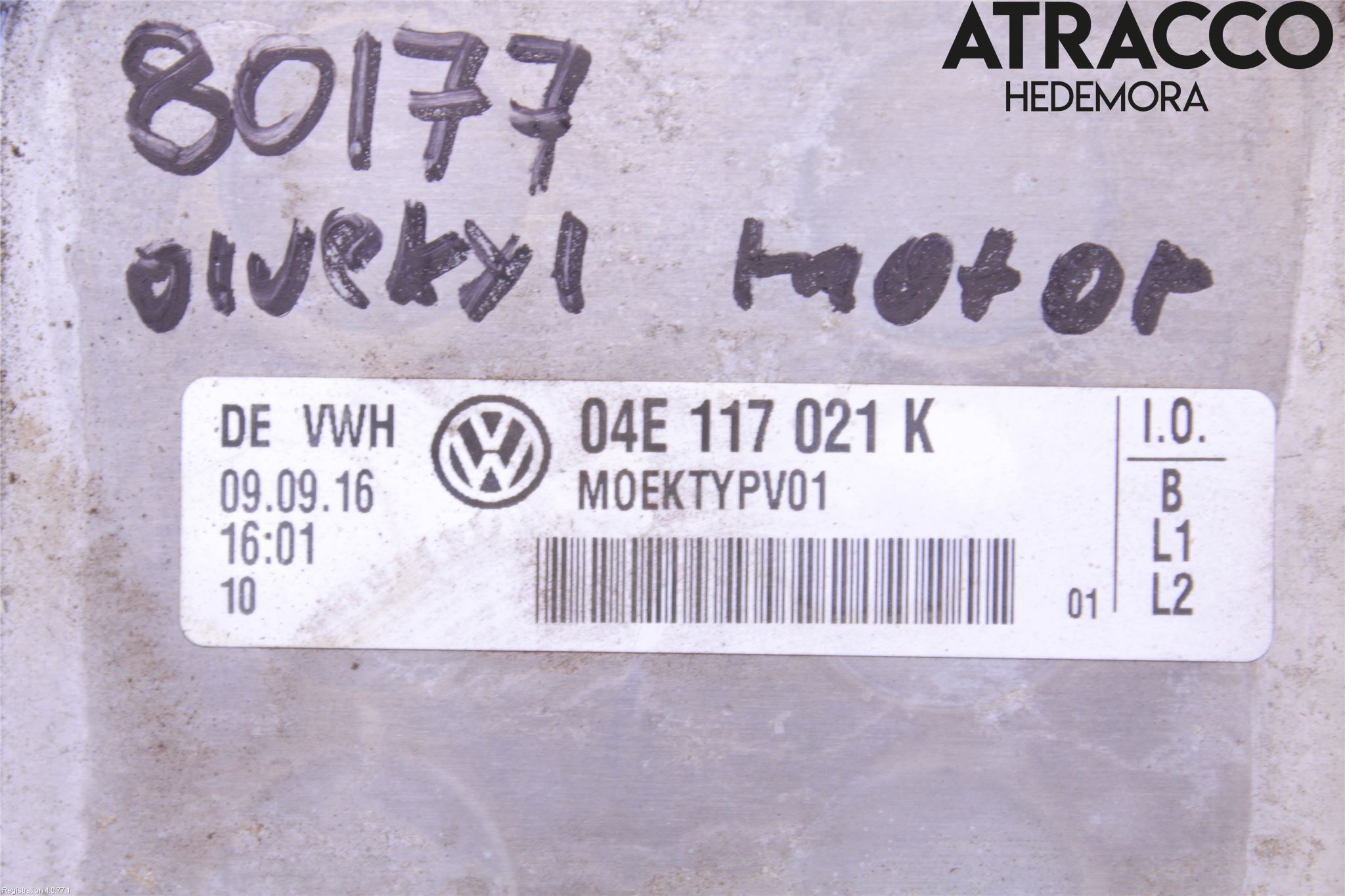 Skoda FABIA 15-21 Radiator Oljekjøler Motor